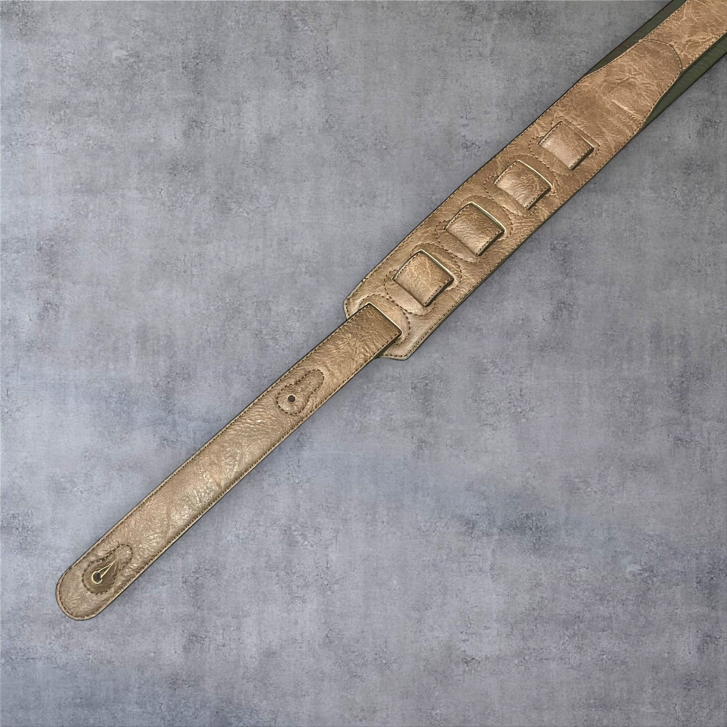 Gephardt PU Leather Guitar/Bass Strap - Brown and Black