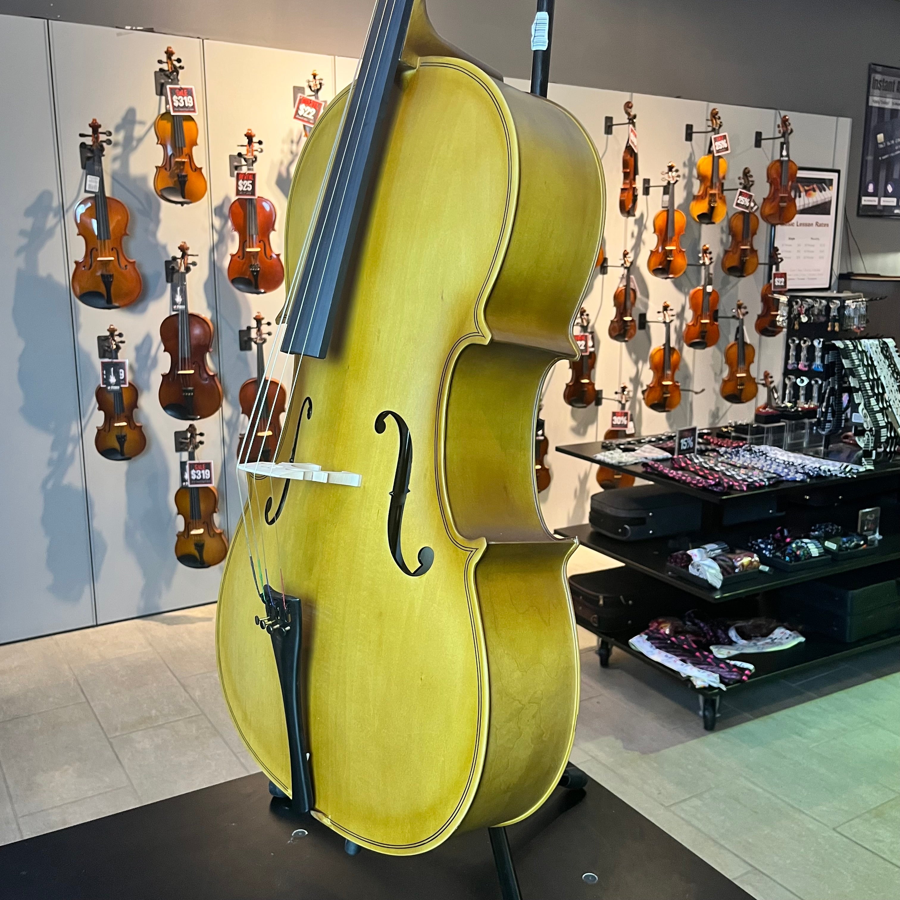 Christmas Special: Strumenti a Corde 103: Student Cello, Laminate, Light Matte - 4/4