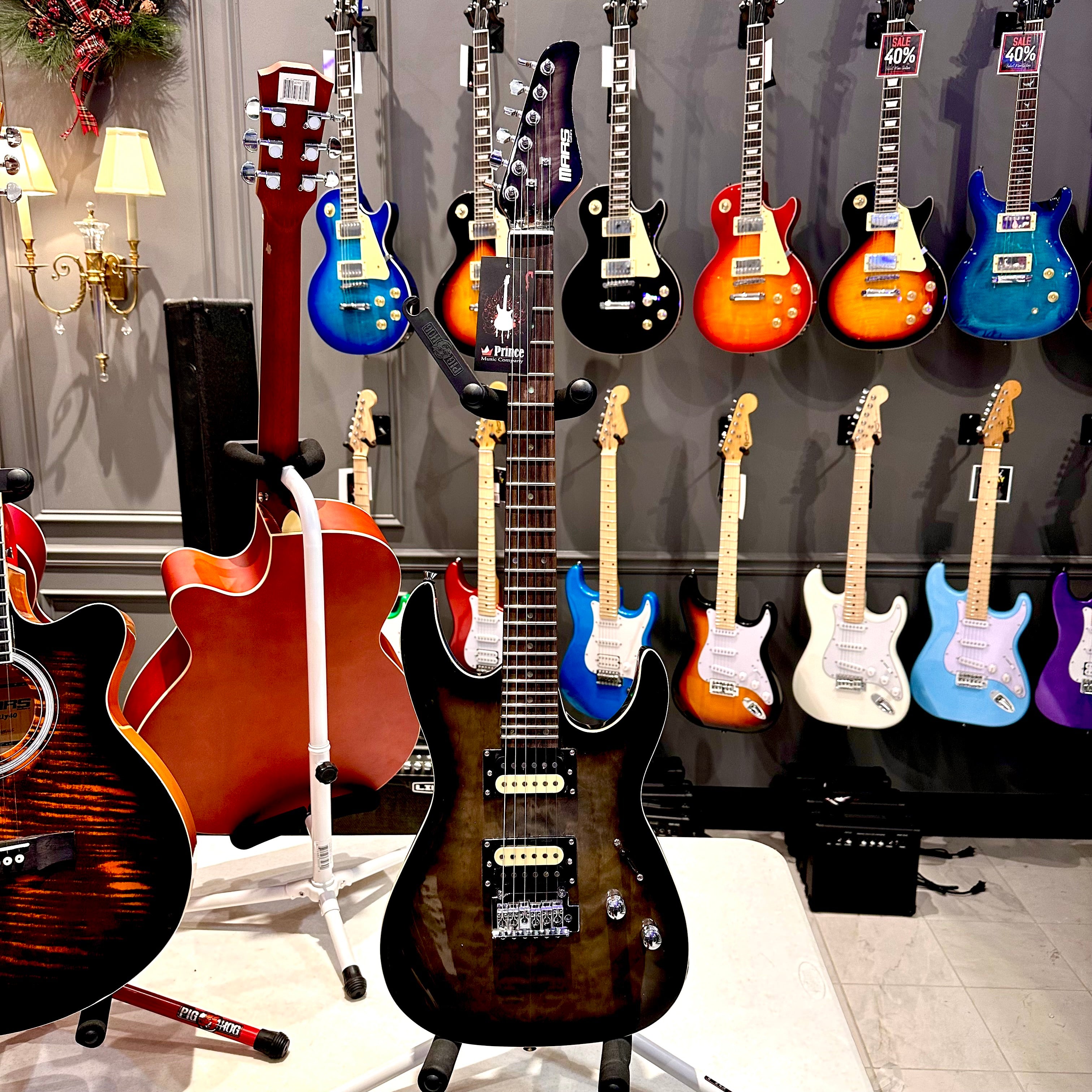 Mars Guitars: Heartbeat - Electric, Smokey Charcoal