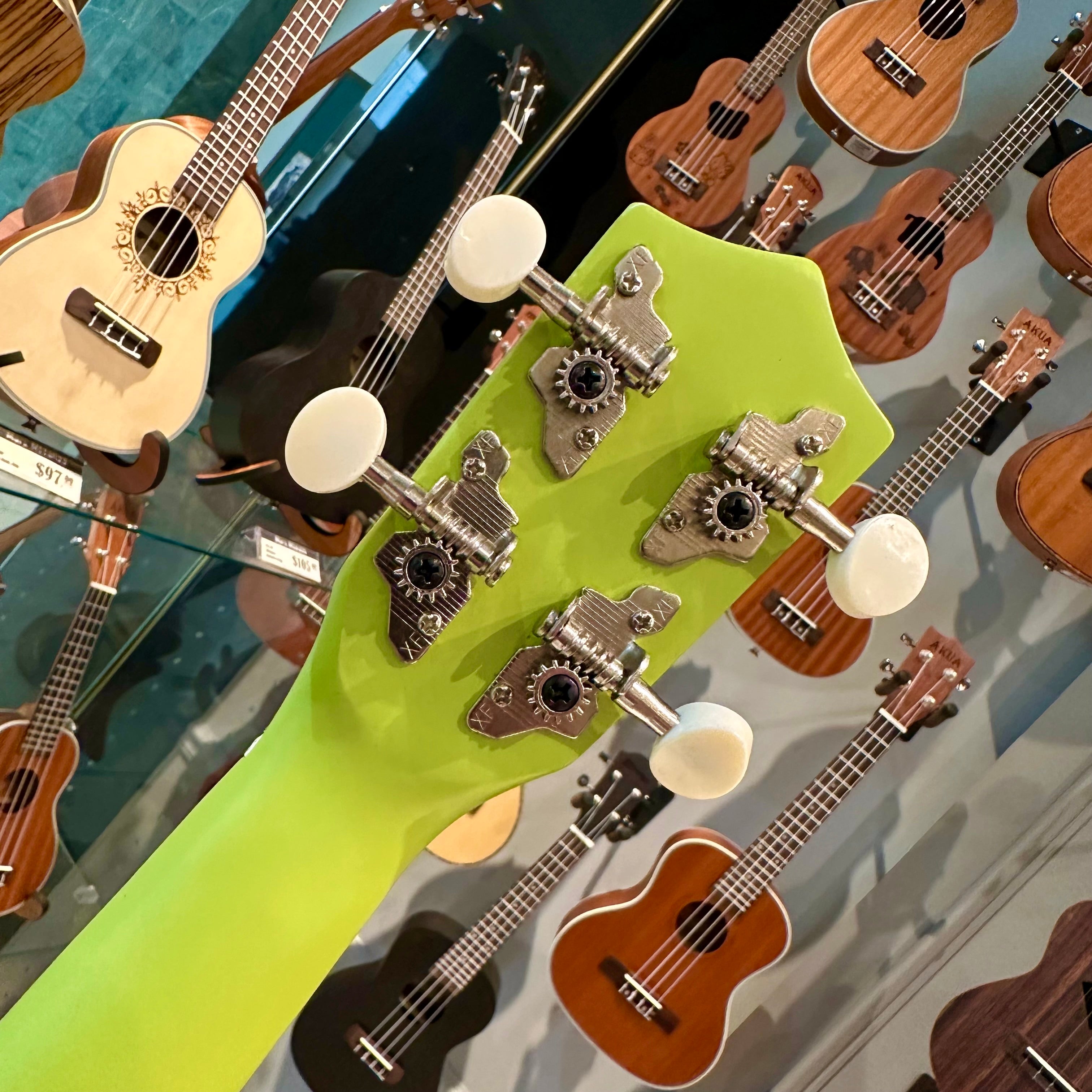 Rebrand Kids Colorful 21" Soprano Ukulele - Apple Green