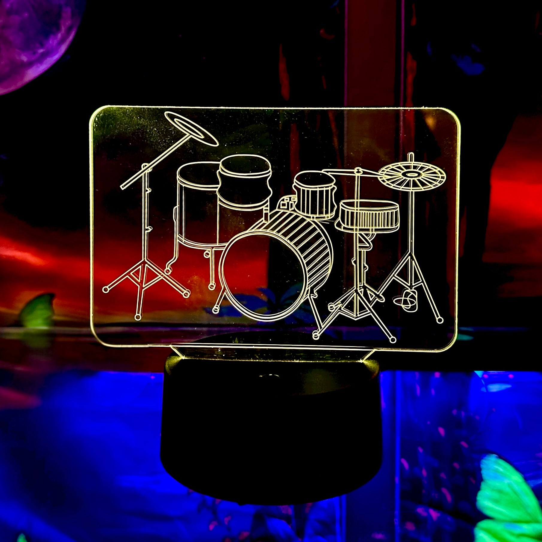 3D Music Lights: Drums