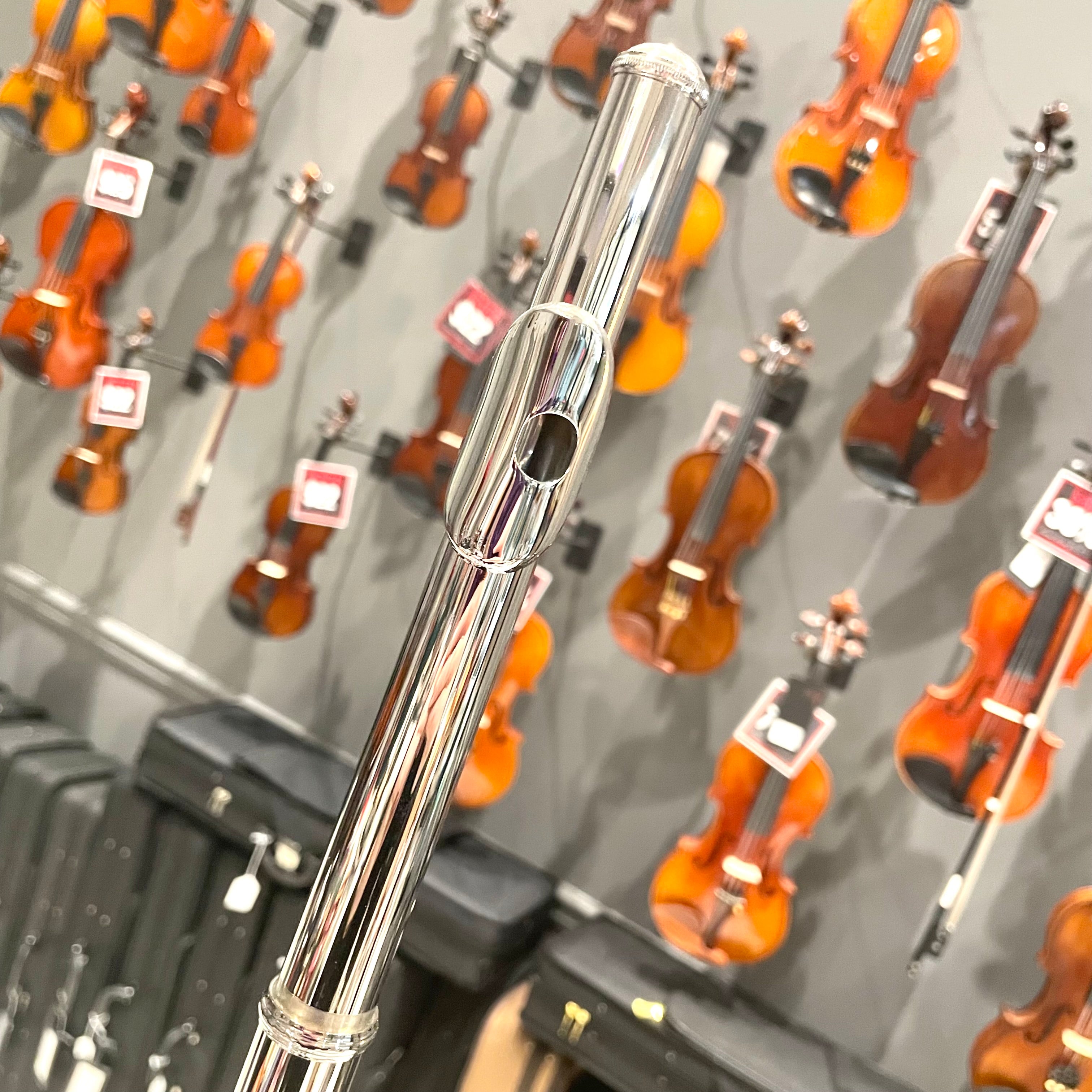 Opal OFL-200: Student Flute, Silver Plated Flute