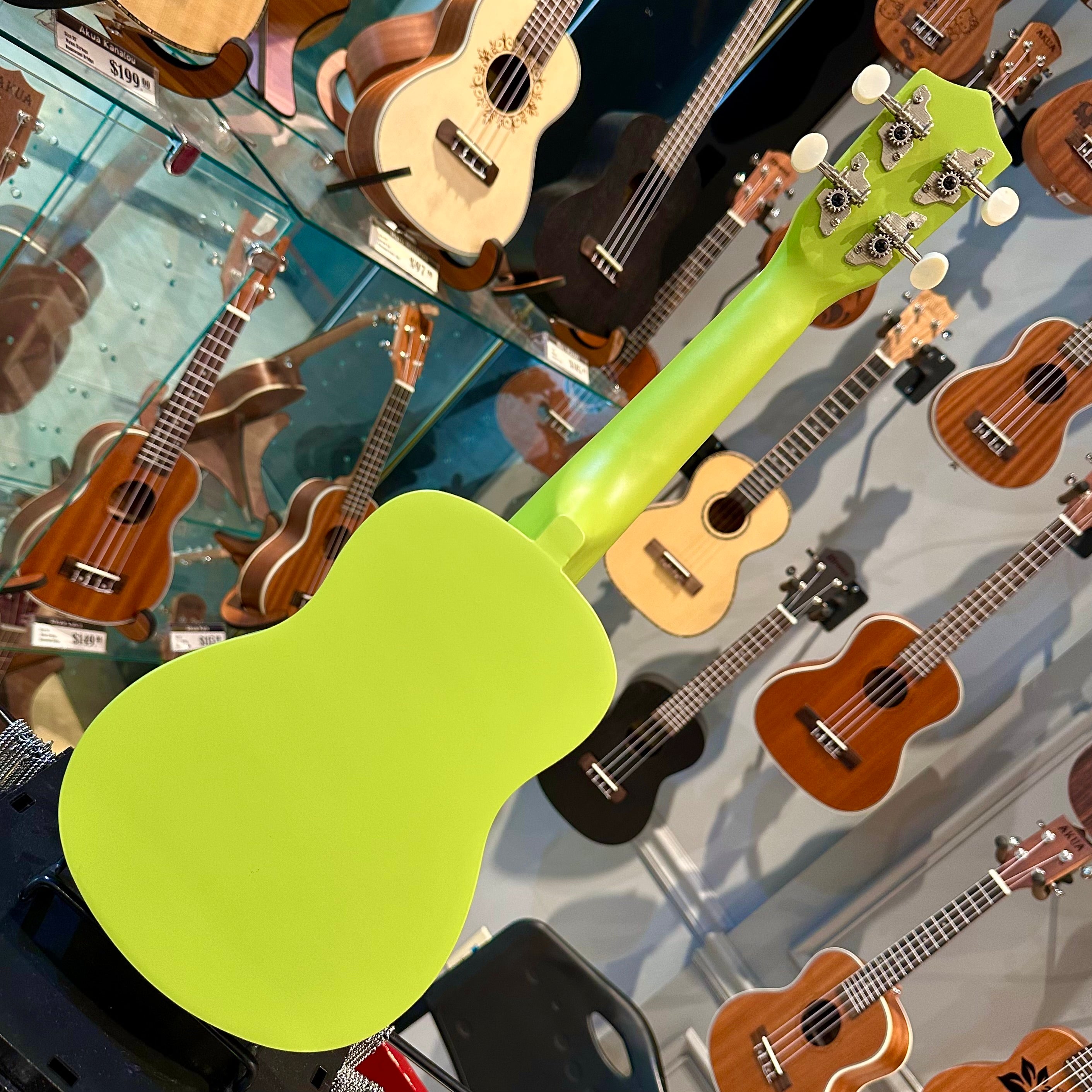 Rebrand Kids Colorful 21" Soprano Ukulele - Apple Green