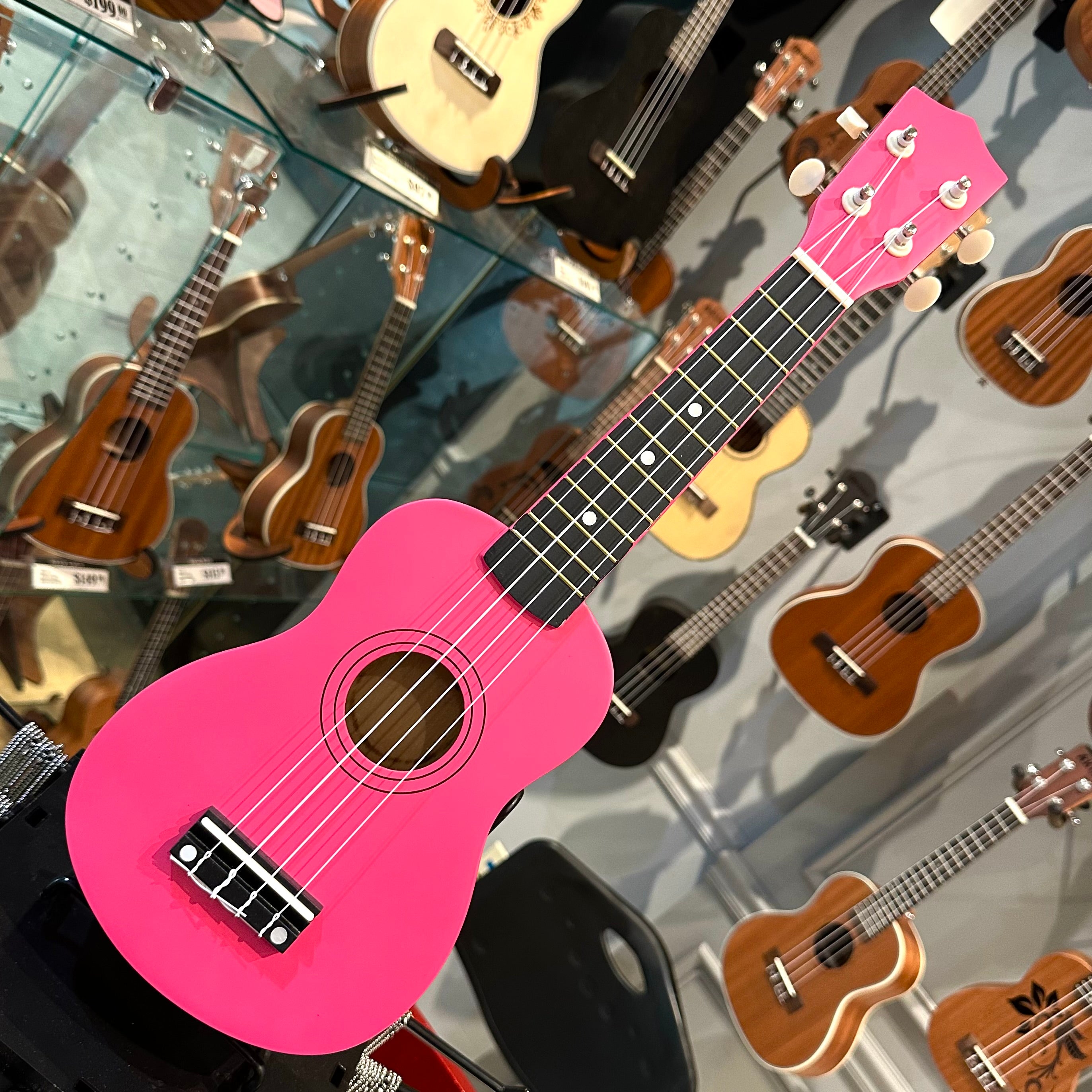Rebrand Kids Colorful 21" Soprano Ukulele - Rose