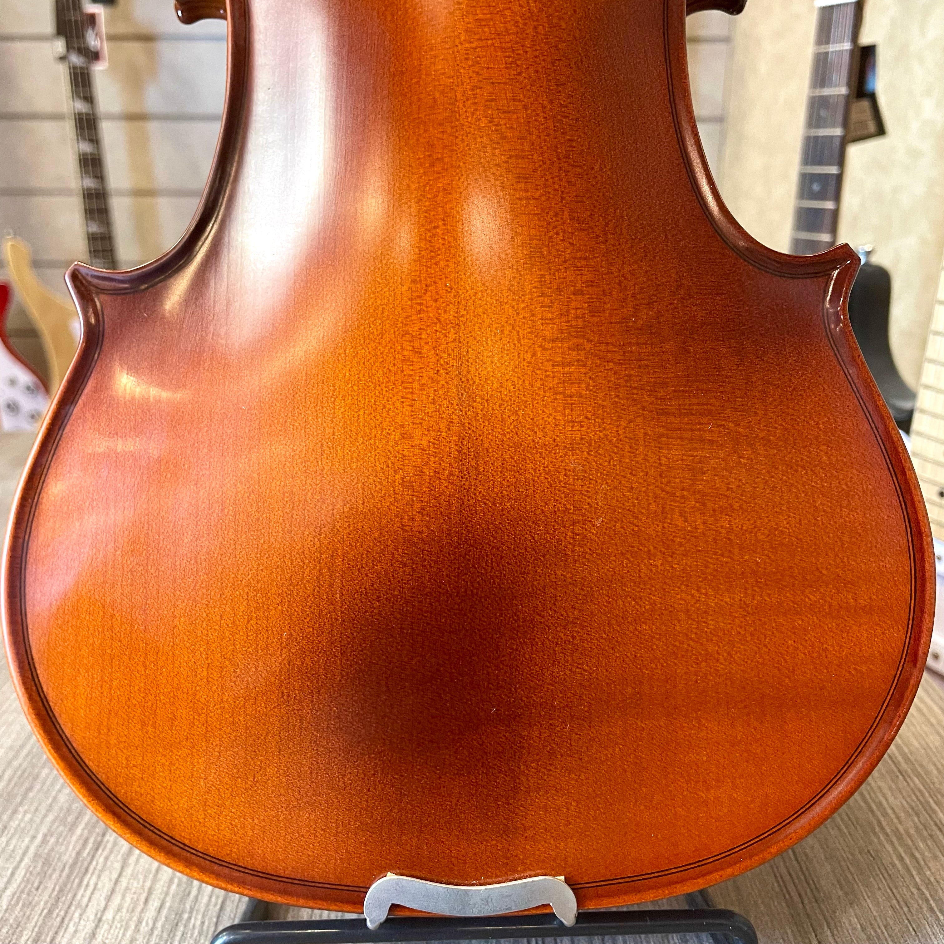 Strumenti a corde: 2500 - Student Violin, Hand Carved, Dark Matte