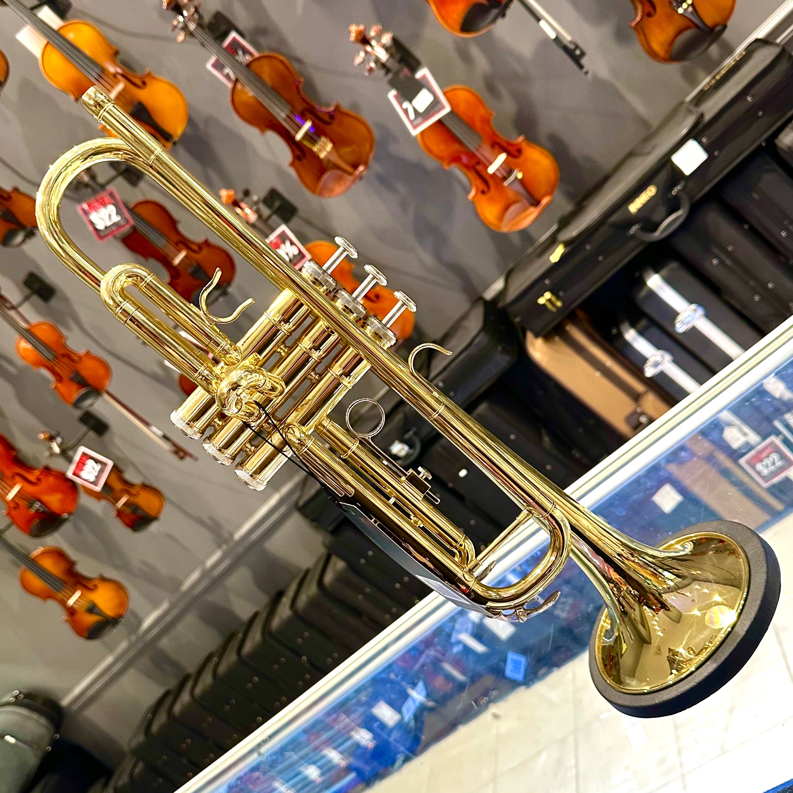 Opal OTR-100: Student Trumpet, Yellow Brass