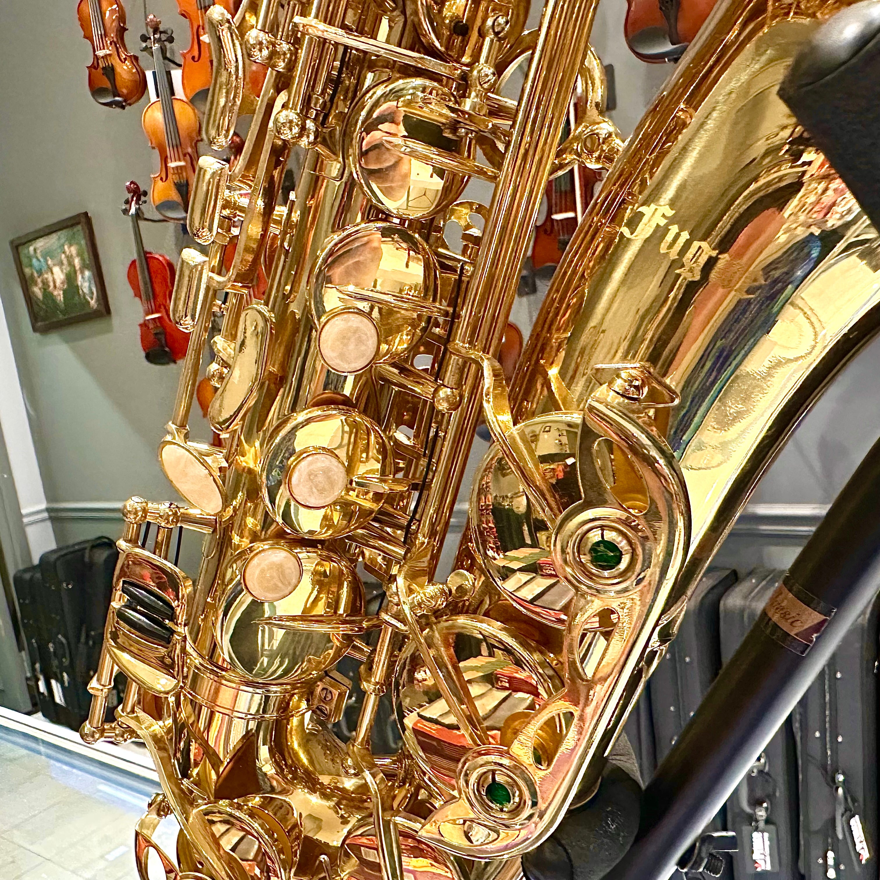 Fugue F84g: Student Alto Saxophone, Gold Lacquered