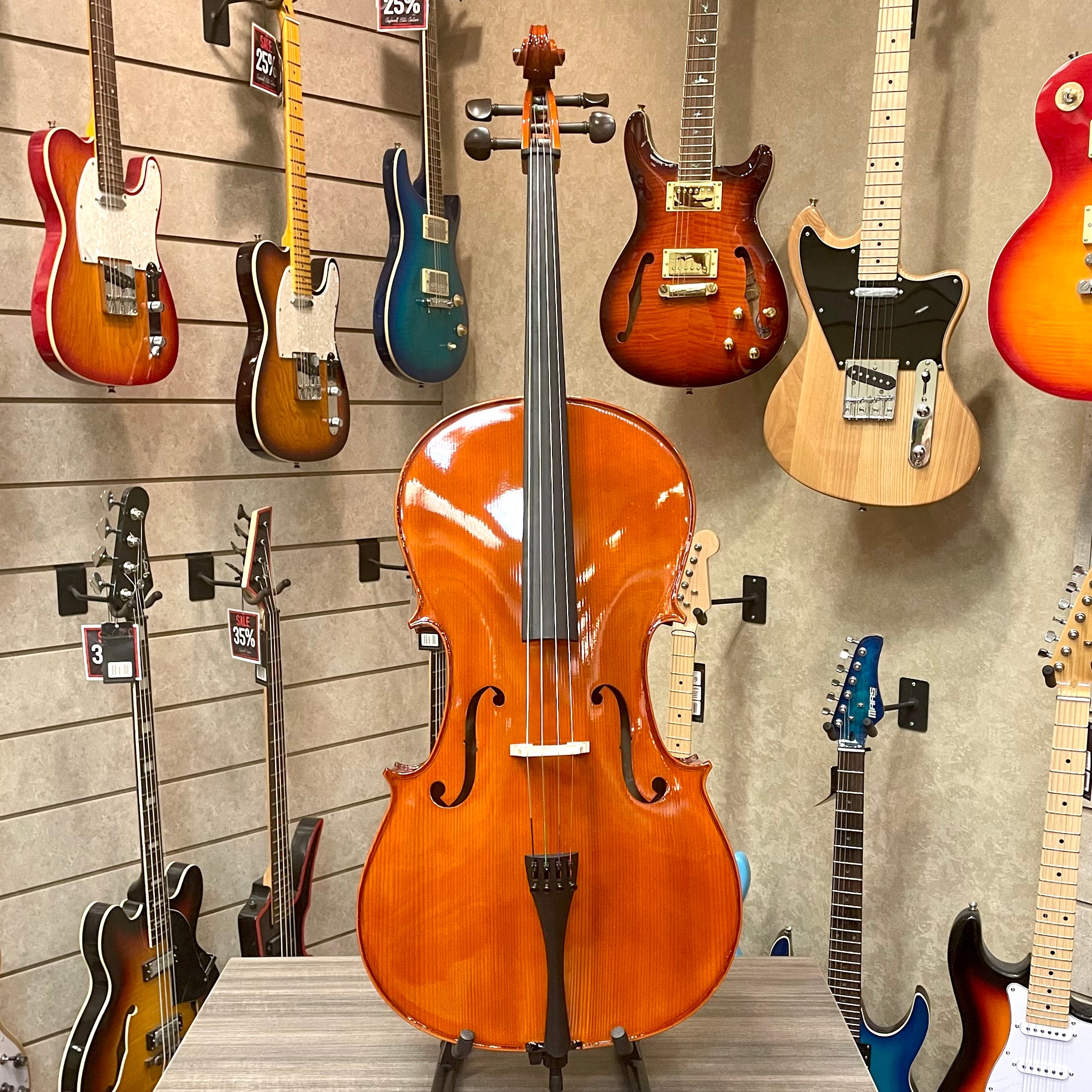 Strumenti a Corde 204: Student Cello, Blonde, 4/4