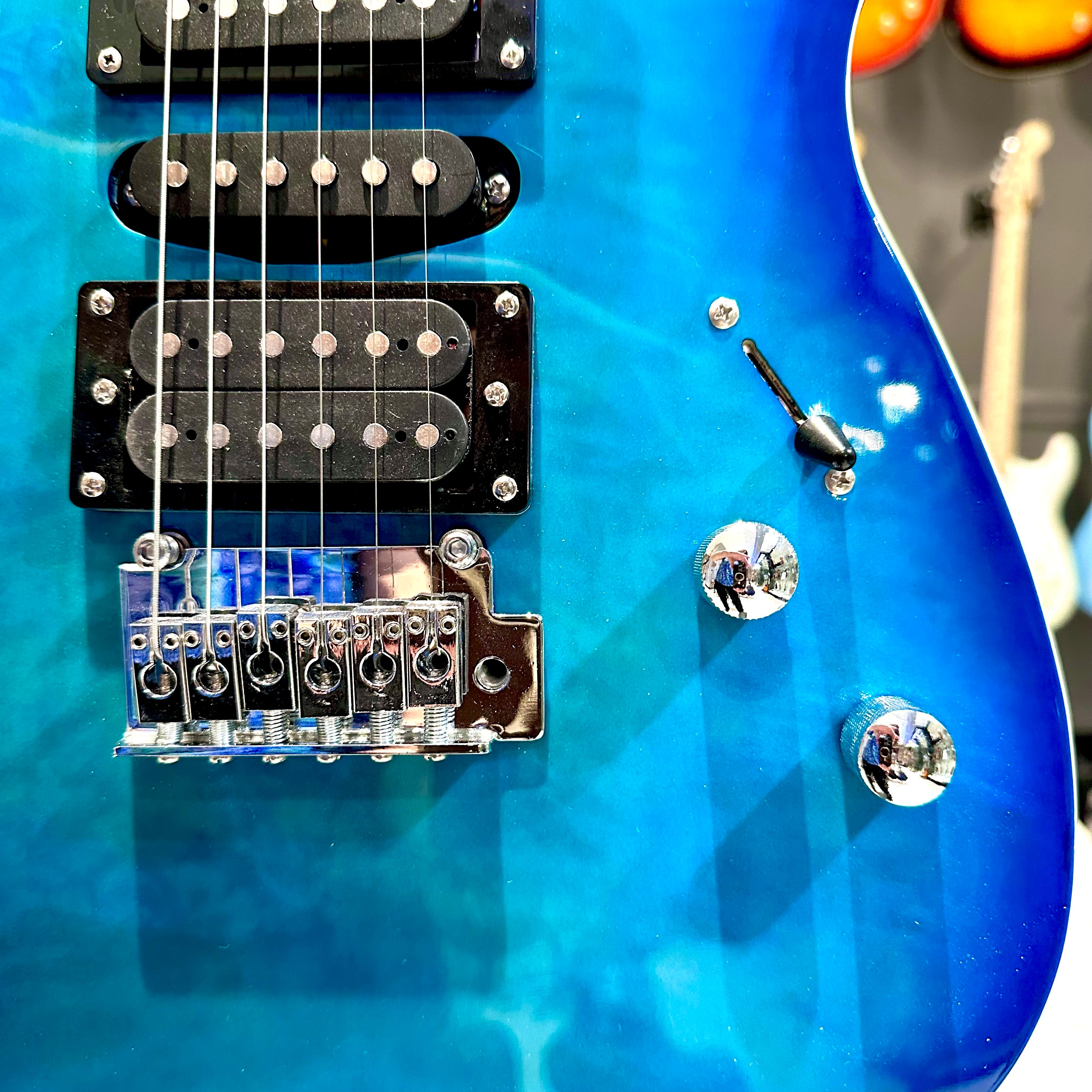 Mars Guitars Heartbeat: Electric - Ocean Blue