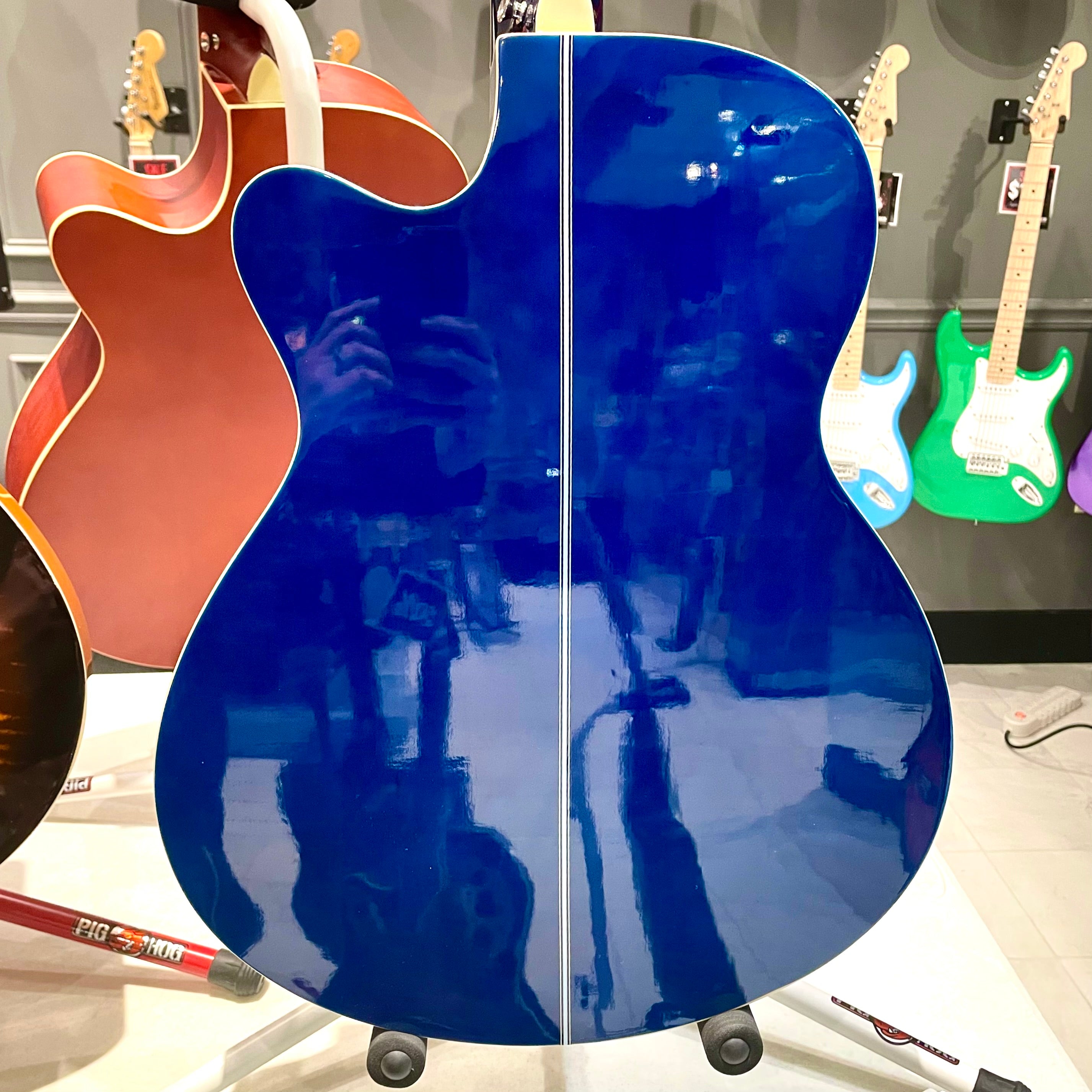 Mars m21b40: 40” Acoustic Guitar - Blue Flame