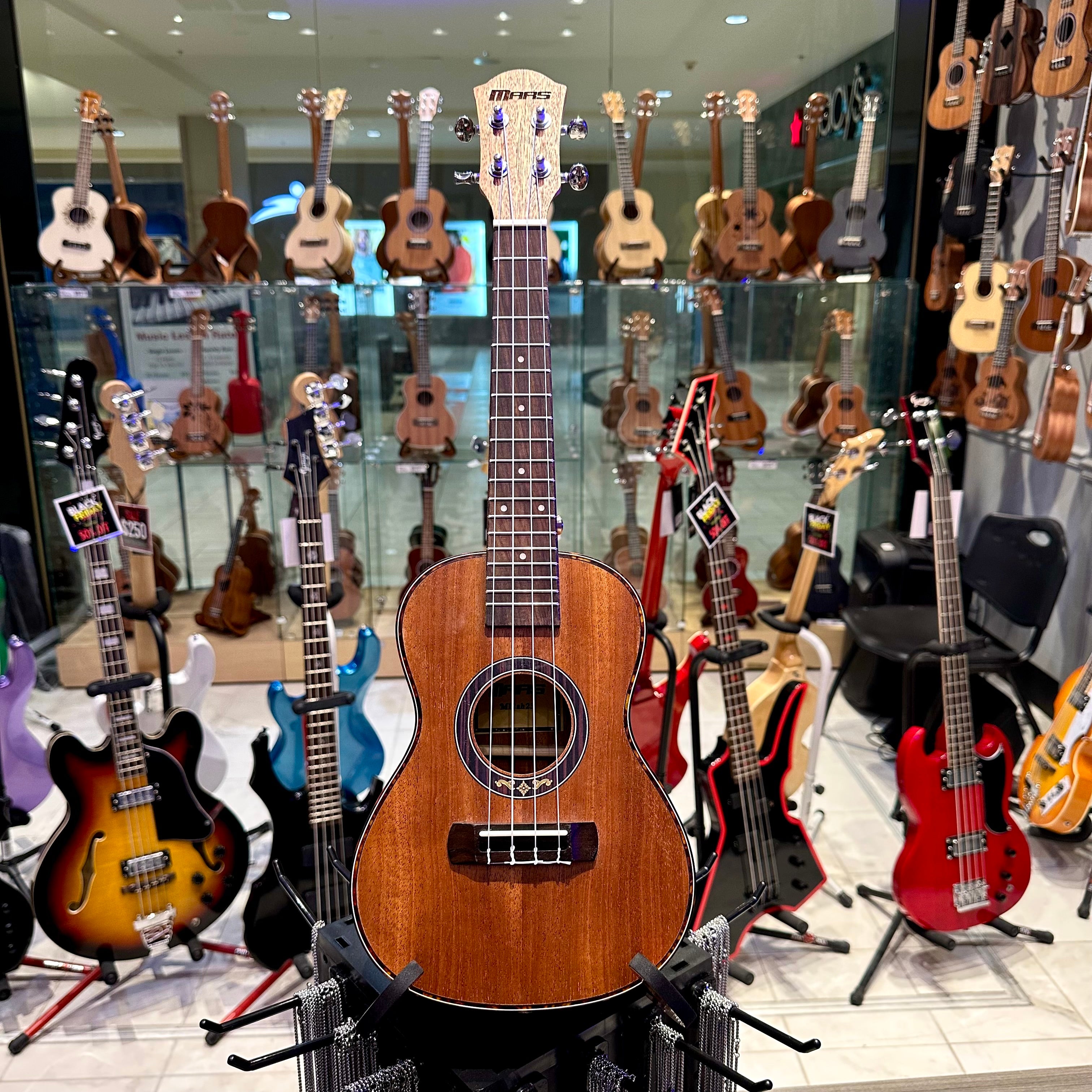 Mars m12ah23: 23” Concert Ukulele - Tan