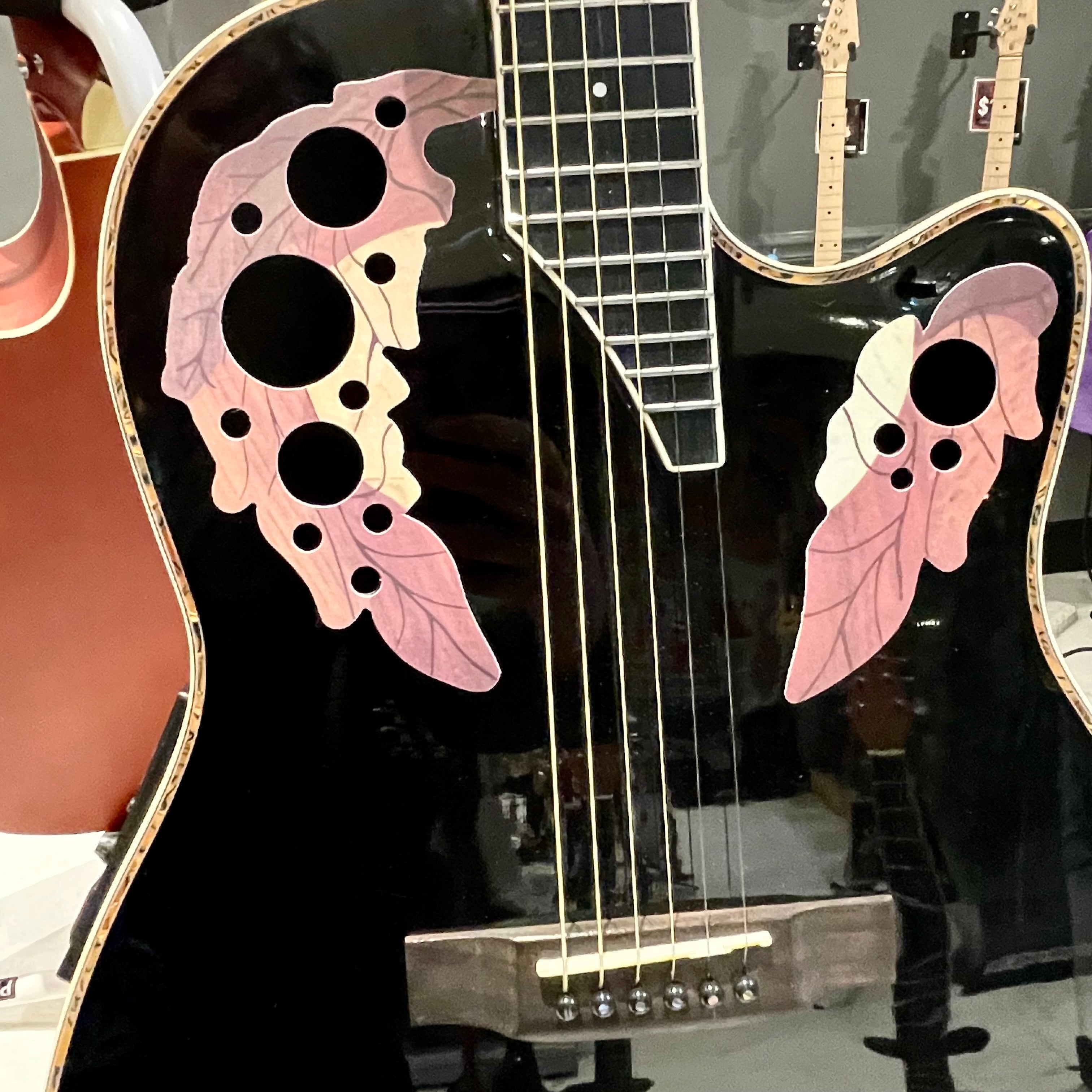 Lindstrom Leaf: 41” Acoustic-Electric Guitar - Black