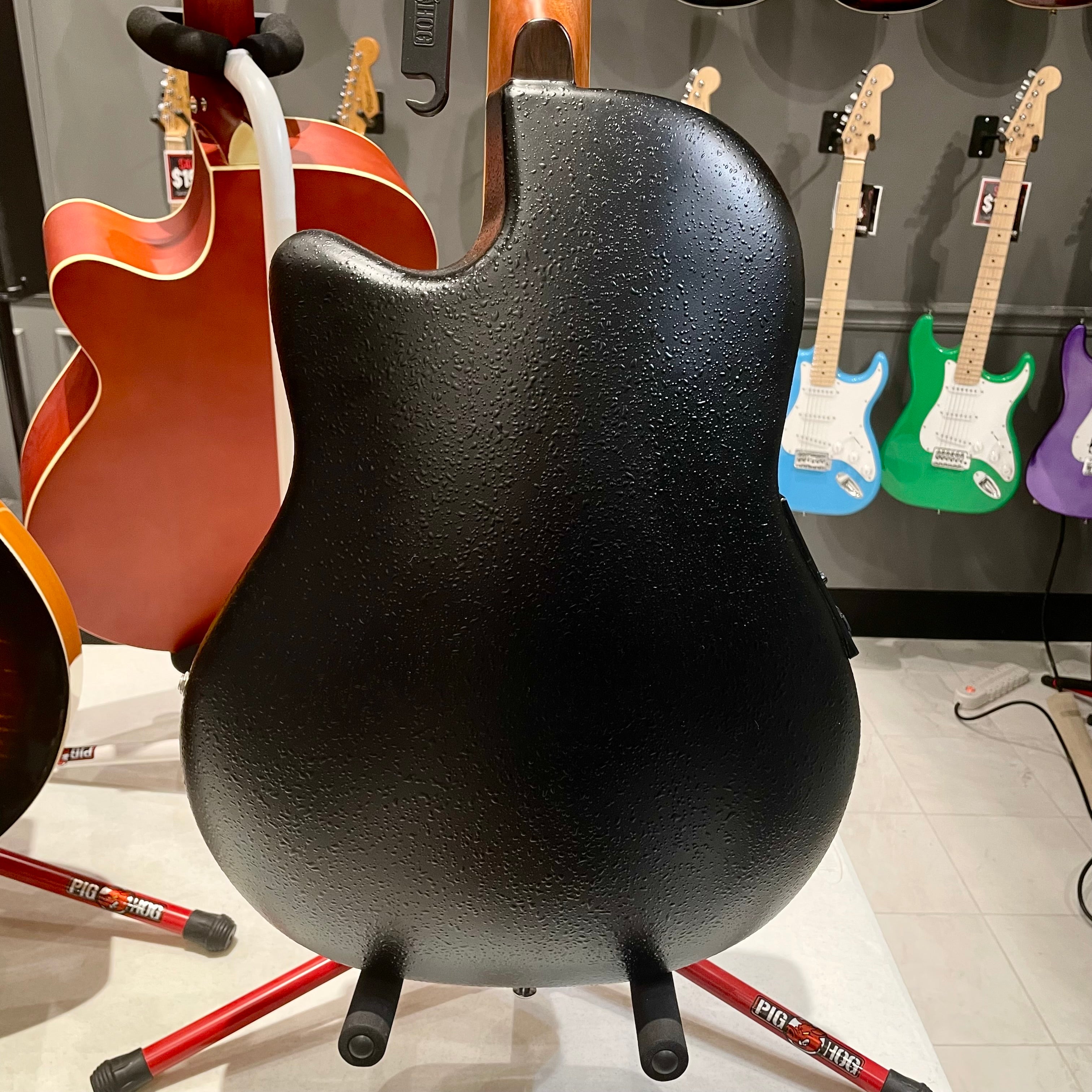 Lindstrom Leaf: 41” Acoustic-Electric Guitar - Black