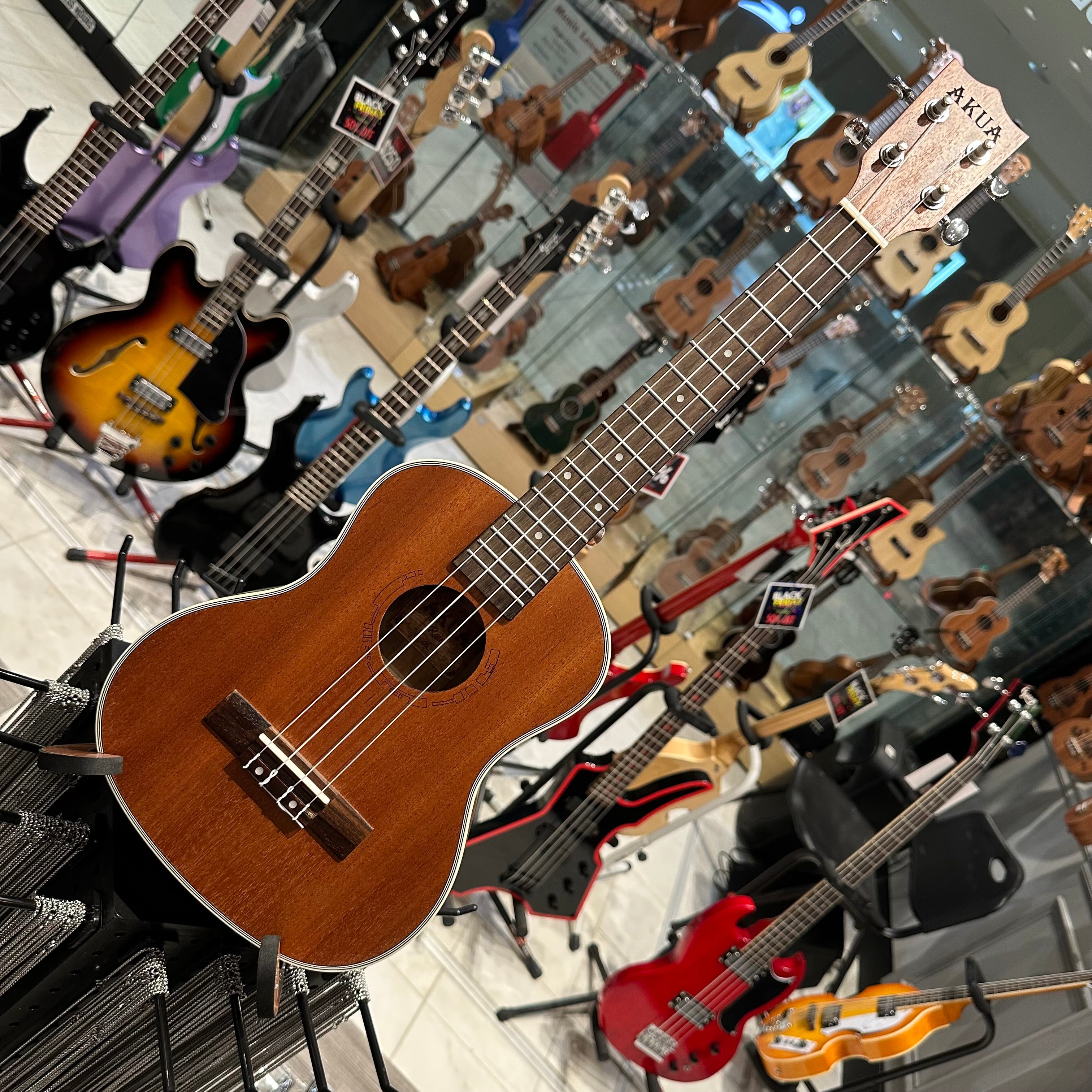AKUA Rain: 26" Concert Ukulele - Sapele