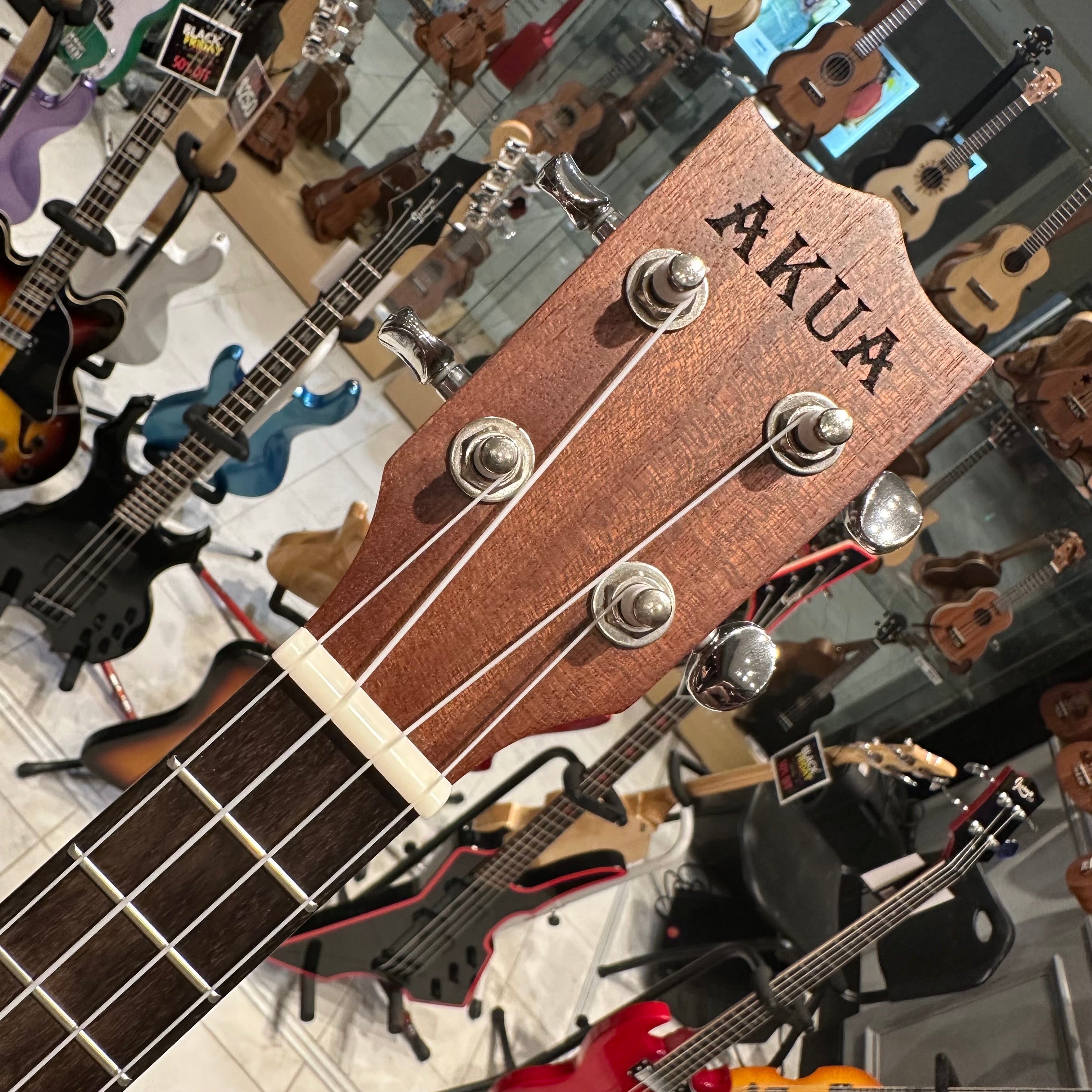 AKUA Rain: 26" Concert Ukulele - Sapele