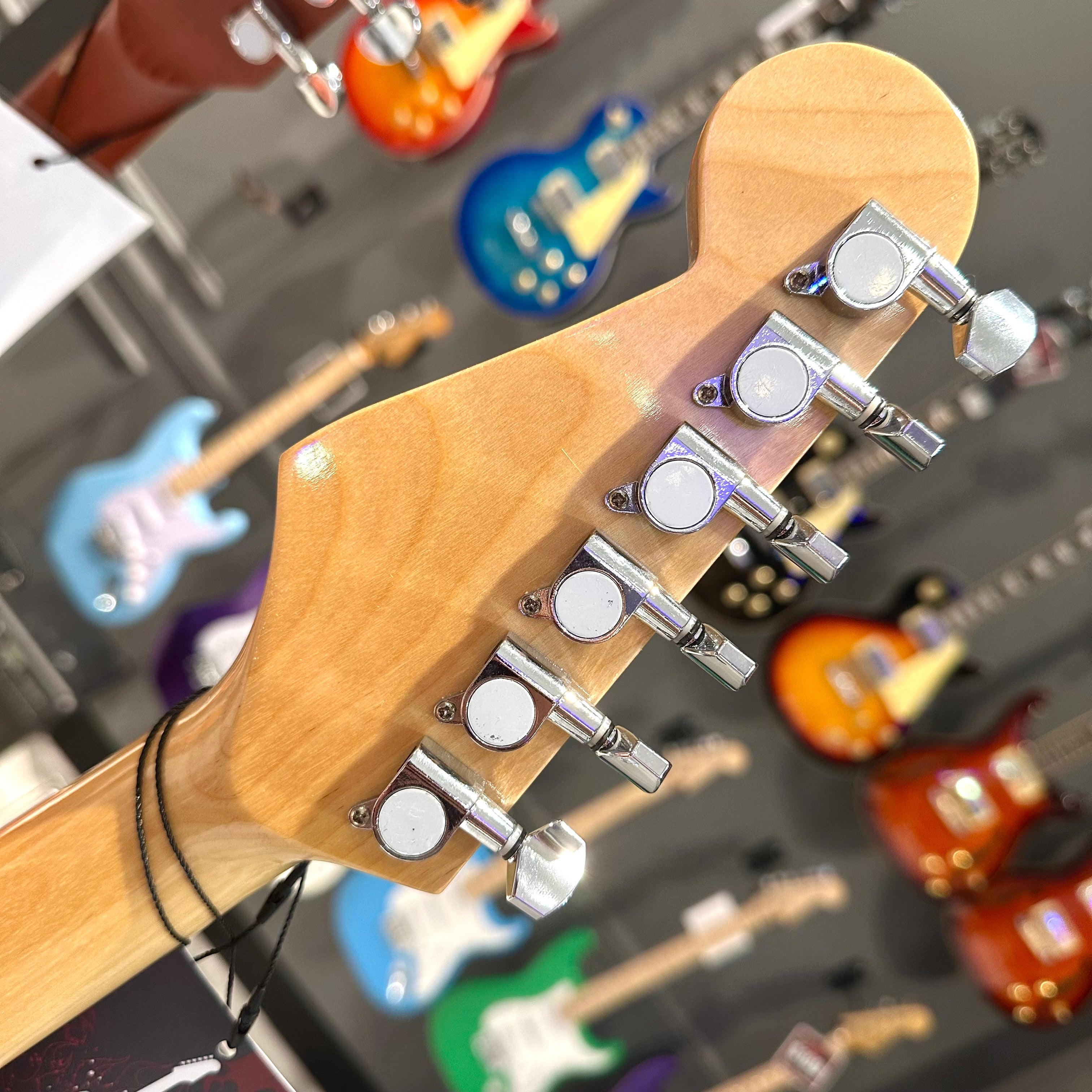Gephardt Ground Series: 39" Electric Guitar, Maple Neck - Red Shimmer