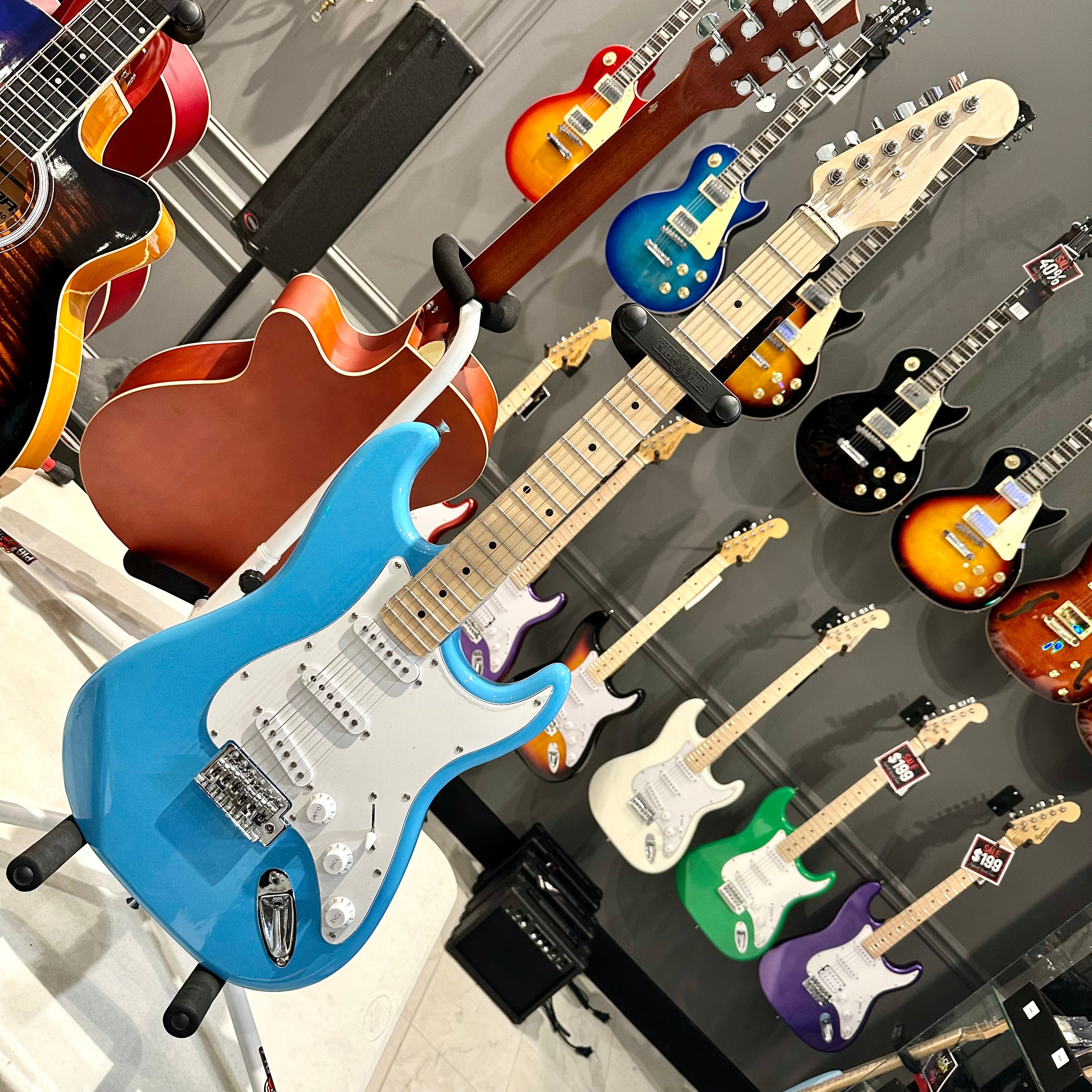 Gephardt Ground Series: 39" Electric Guitar, Maple Neck - Cobalt