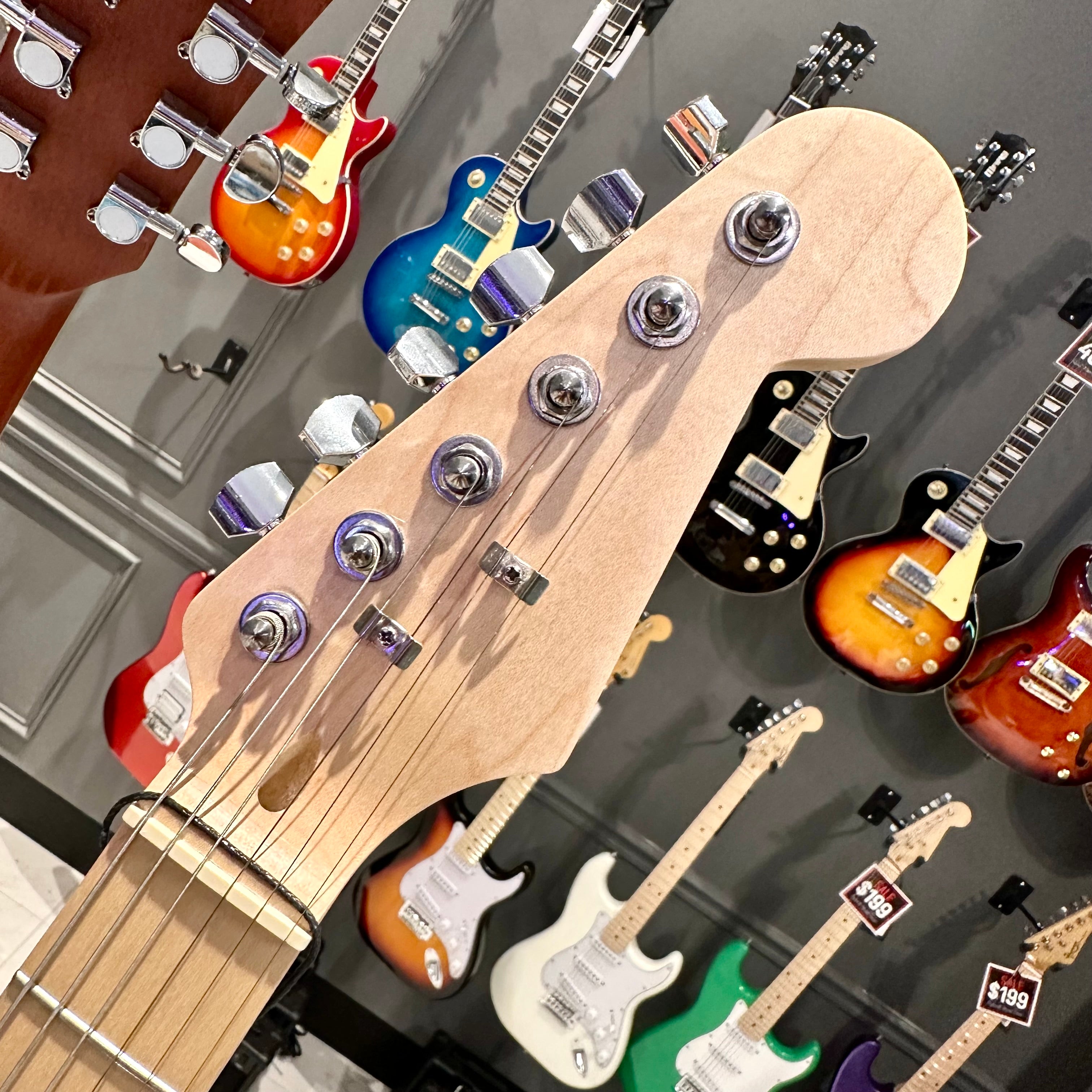 Gephardt Ground Series: 39" Electric Guitar, Maple Neck - Cobalt