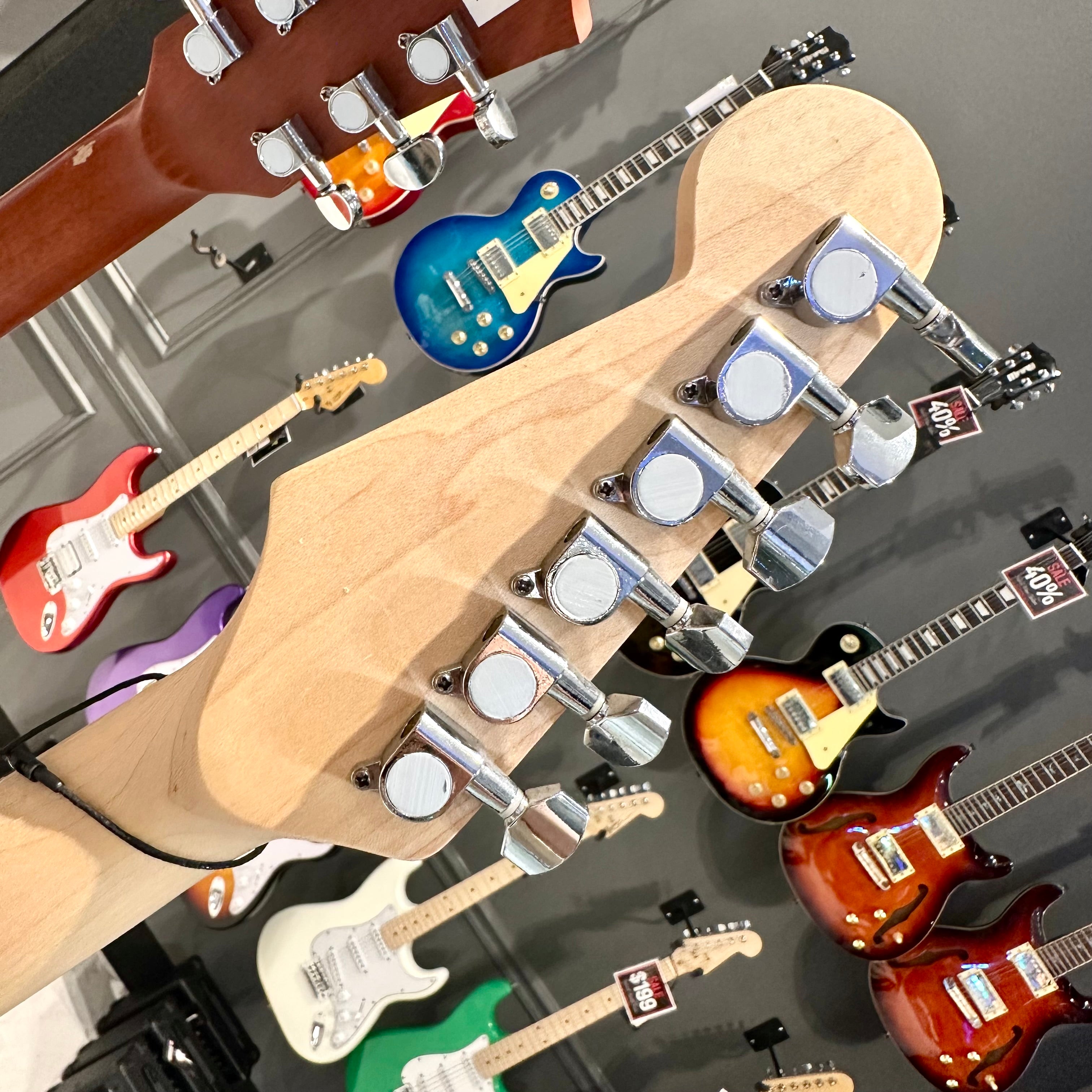 Gephardt Ground Series: 39" Electric Guitar, Maple Neck - Cobalt