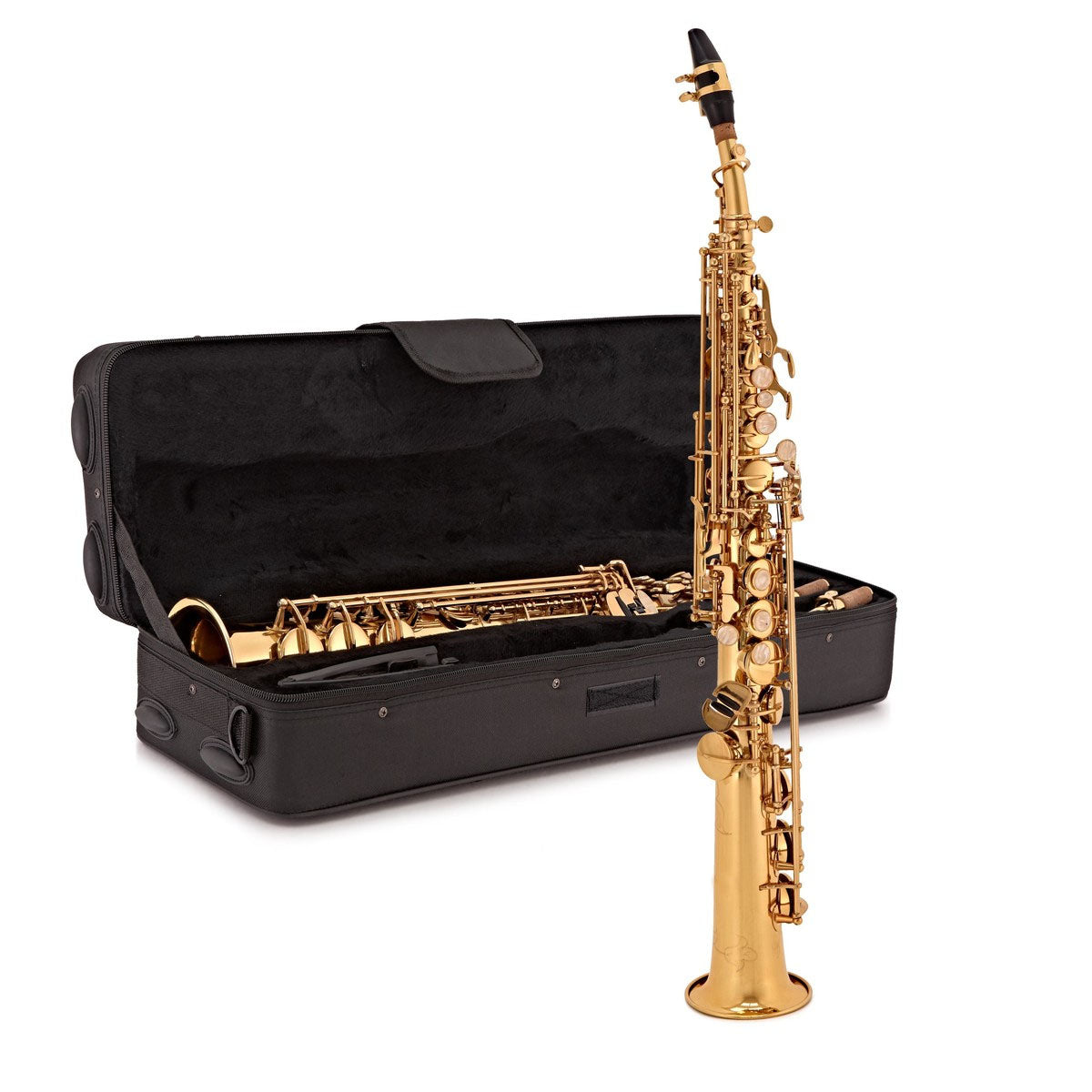 Opal OSS-100: Student Soprano Saxophone, Gold Lacquered
