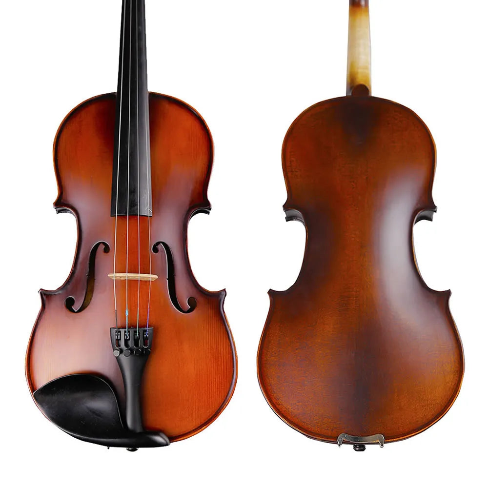 Strumenti a corde: 2500 - Student Violin, Hand Carved, Dark Matte