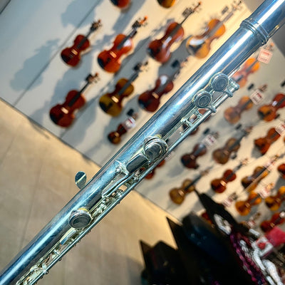 Jupiter CXL Intermediate Flute: Gold Played Mouthpiece