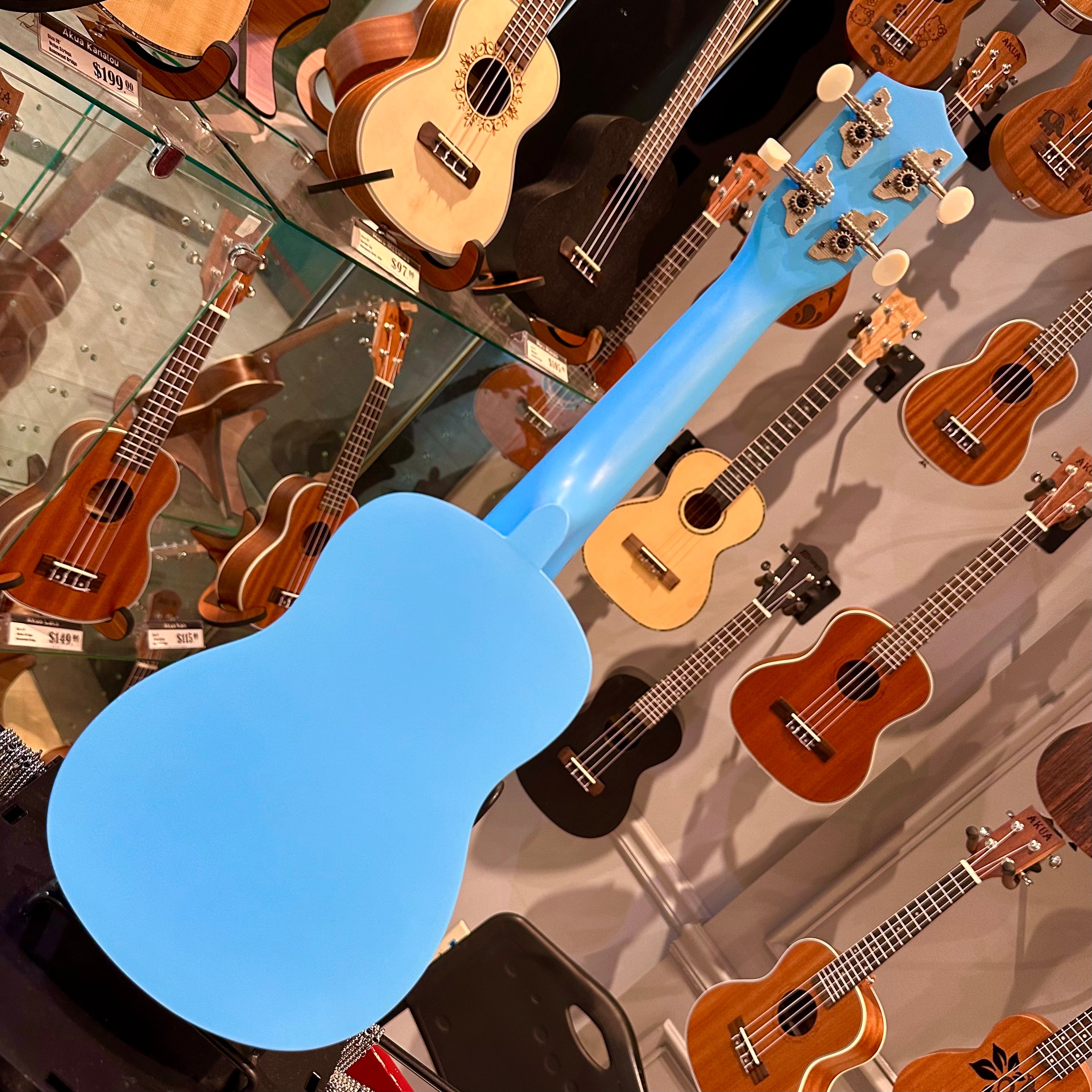 Rebrand Kids Colorful 21" Soprano Ukulele - Blue