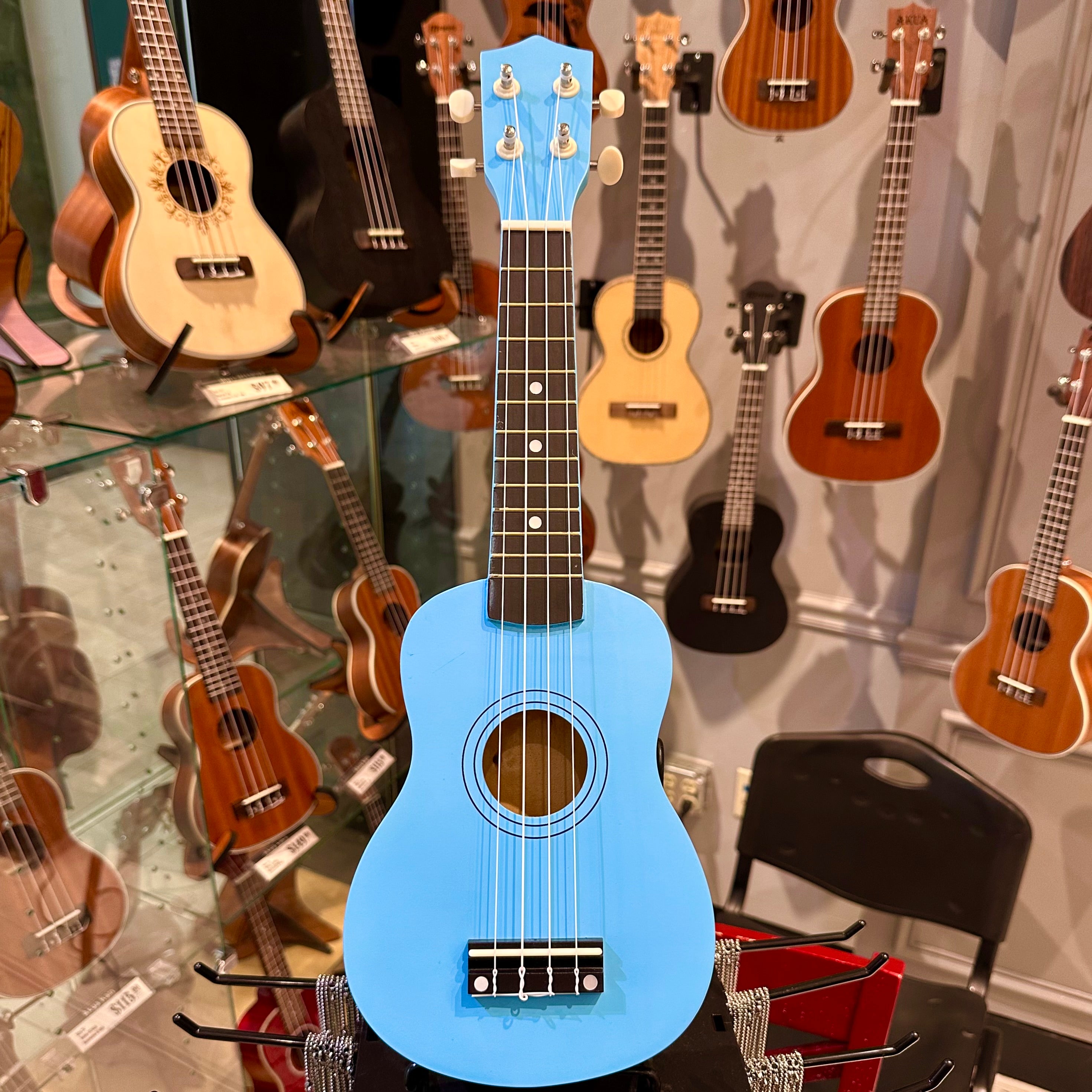Rebrand Kids Colorful 21" Soprano Ukulele - Blue