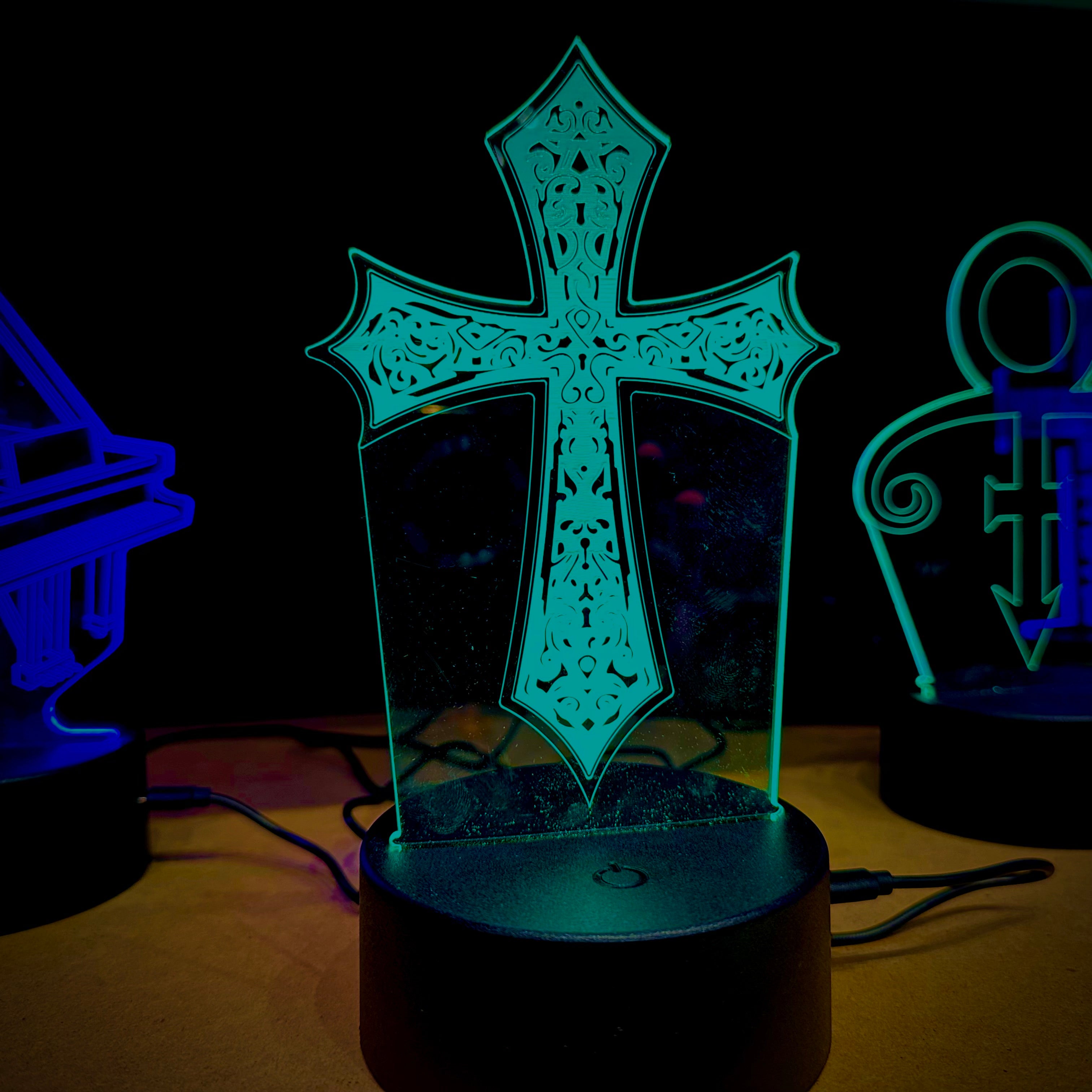 3D Music Lights: Cross 3