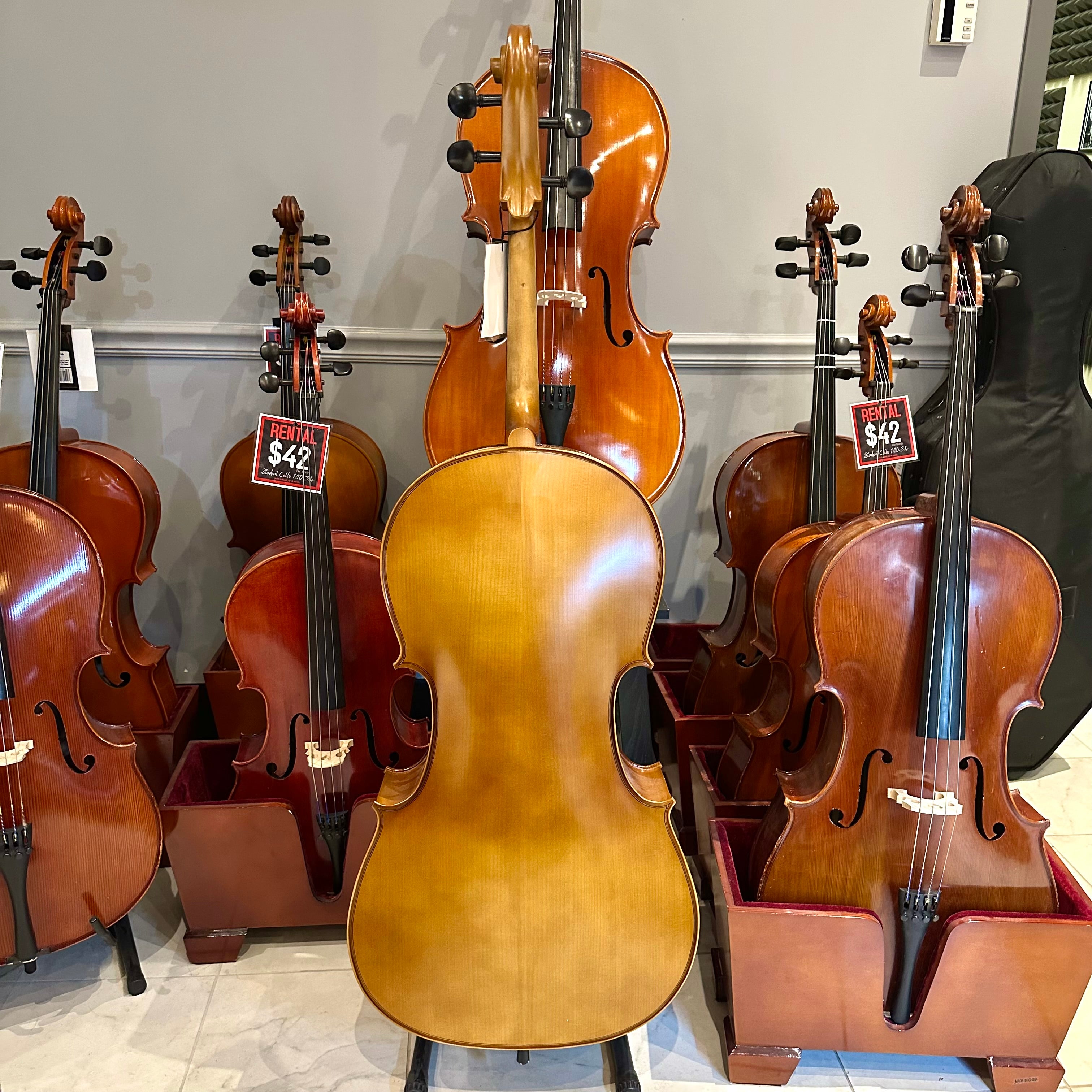Strumenti a Corde 205-10: Student Cello, Solid, Matte, 4/4