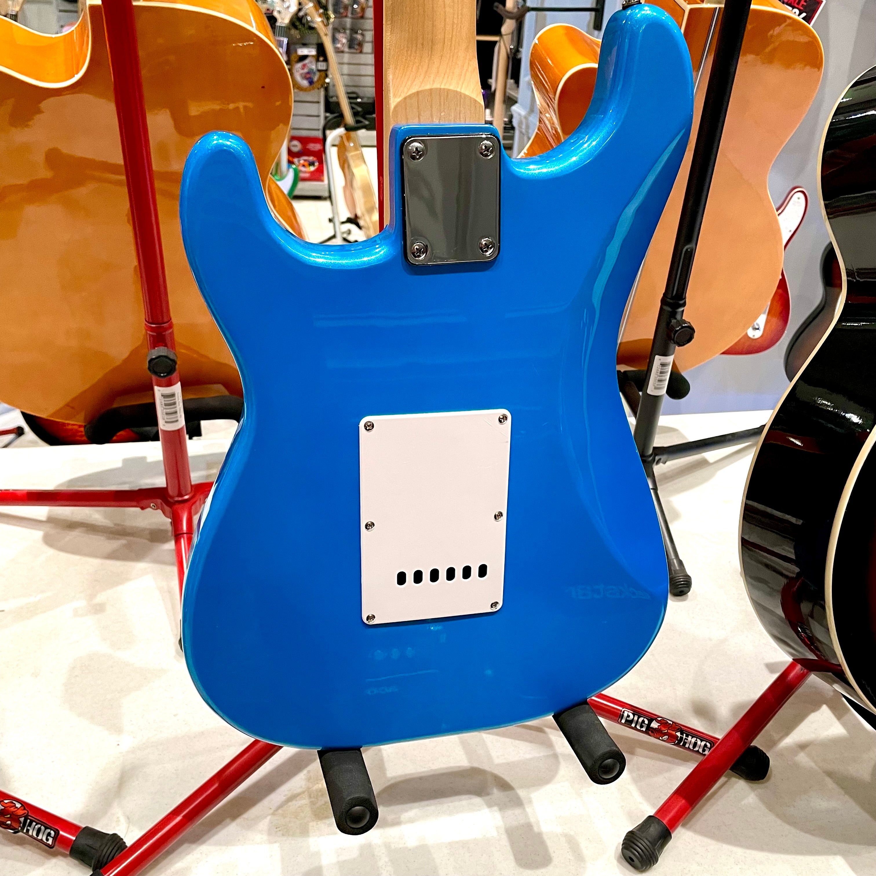 Gephardt Ground Series: 39" Electric Guitar, Maple Neck - Blue Shimmer