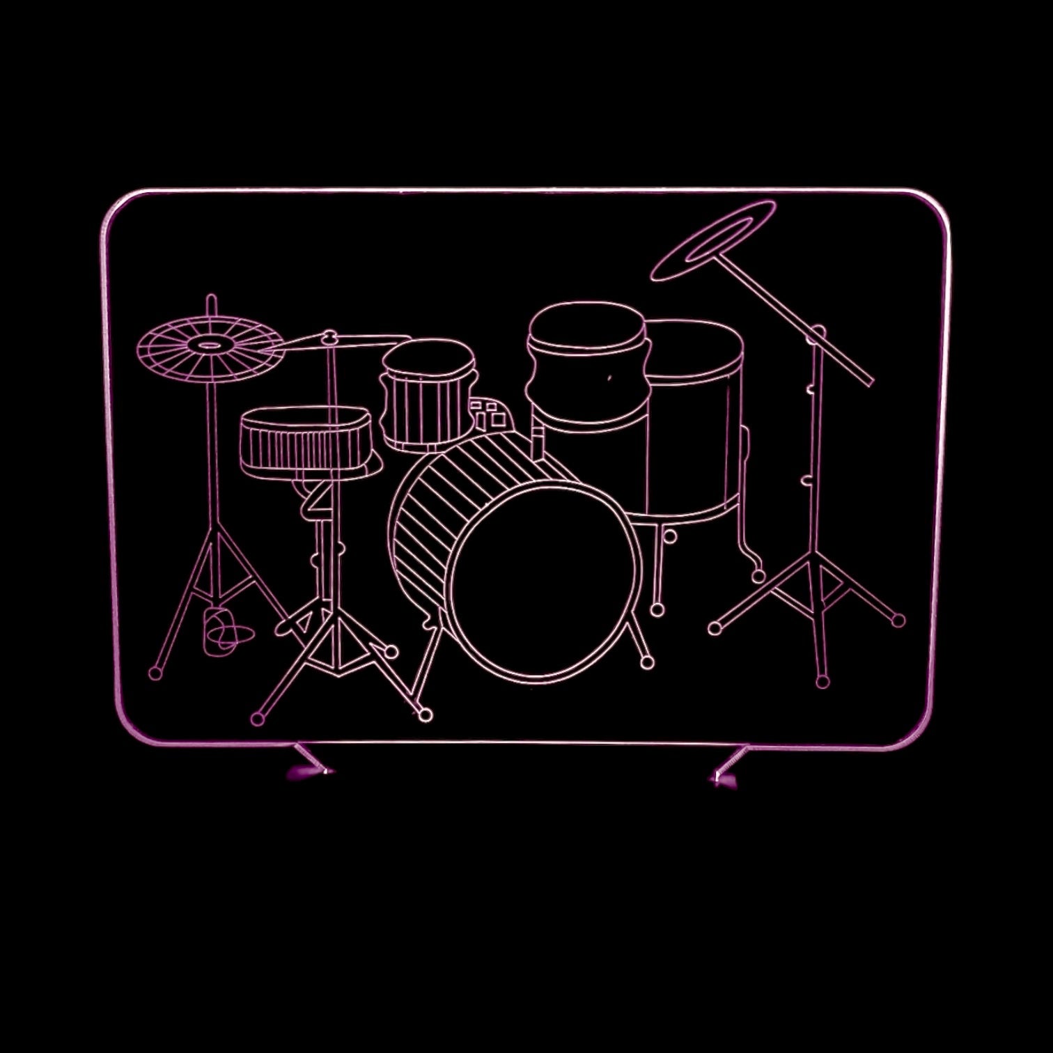 3D Music Lights: Drums