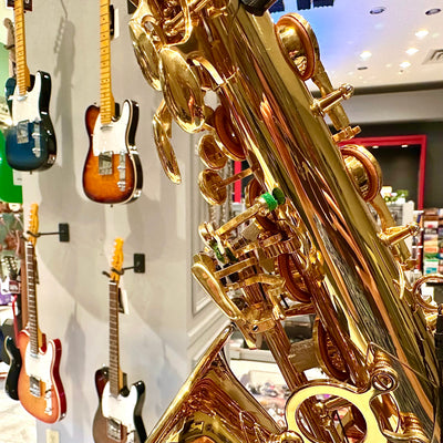 Fugue F82g: Student Alto Saxophone, Gold Lacquered