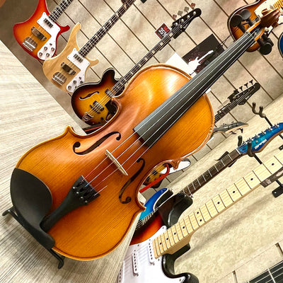 Strumenti a corde: 2000 - Student Violin, Hand Carved, Blonde
