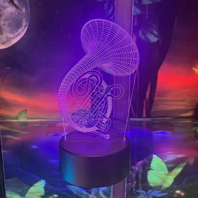 3D Music Lights: French Horn