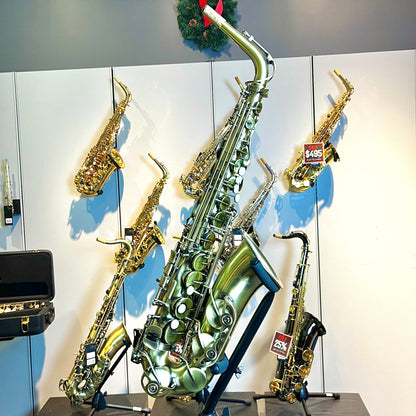 Opal OAS-400: Intermediate Alto Saxophone, Classic Antique Finish