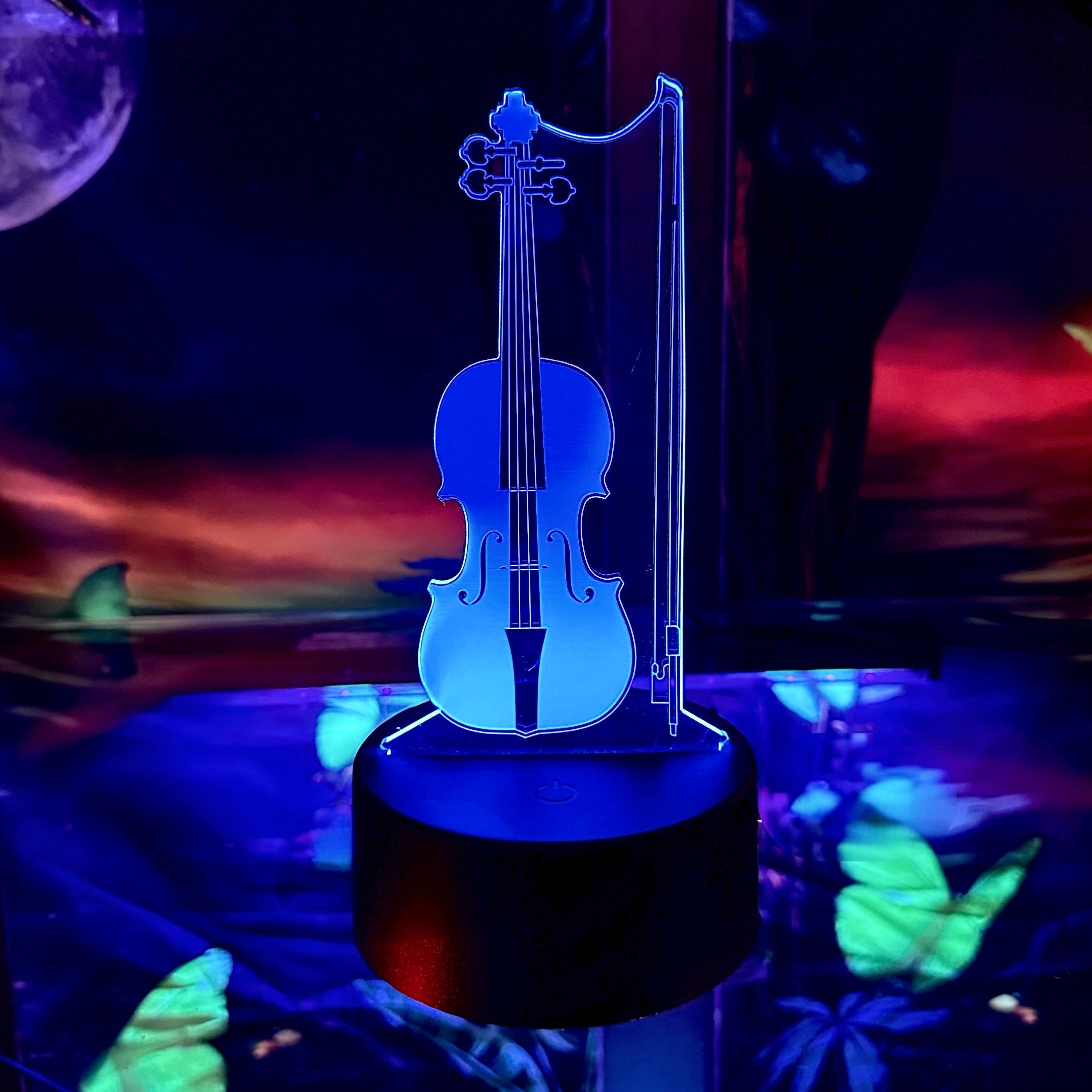 3D Music Lights: Cello
