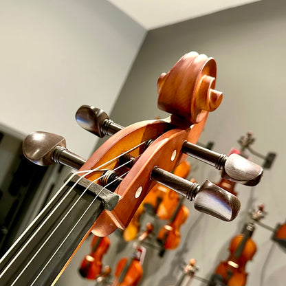 Strumenti a Corde 107: Student Cello, Solid Spruce Top, Matte Finish - 4/4