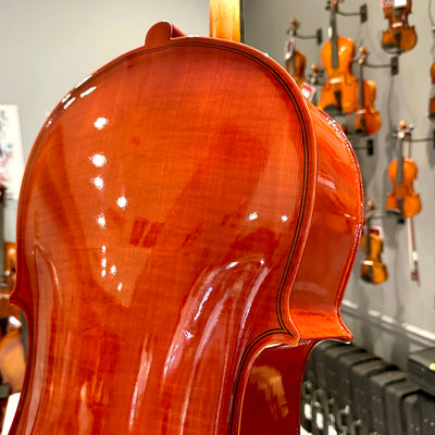 Strumenti a Corde 108: Student Cello, Solid Spruce Top, Glossy Finish - 4/4