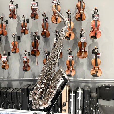 Opal OAS-300: Intermediate Alto Saxophone, Nickel Plated