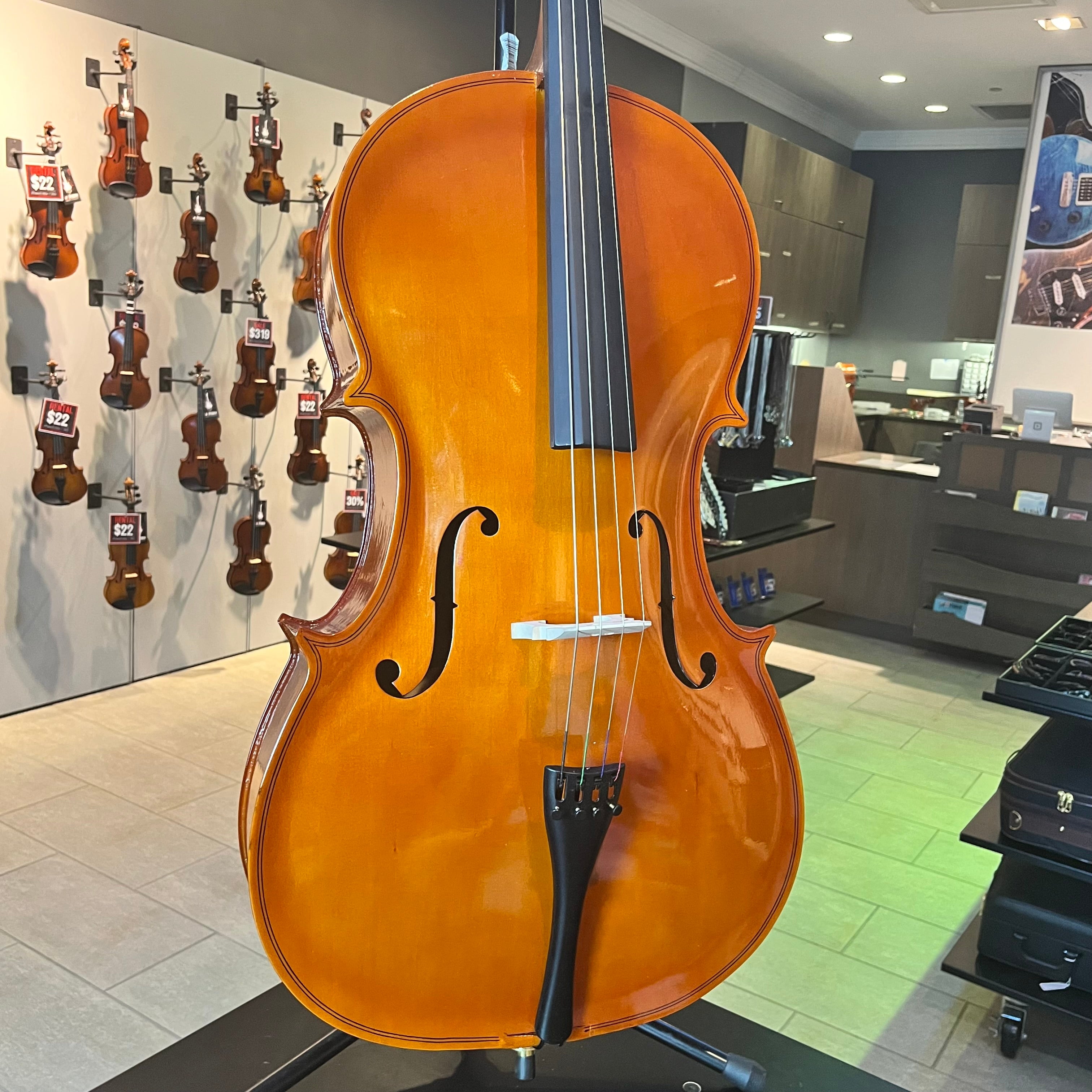 Damaged Strumenti a Corde 104: Student Cello, Laminated - 4/4