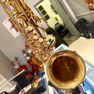 Fugue F84g: Student Alto Saxophone, Gold Lacquered