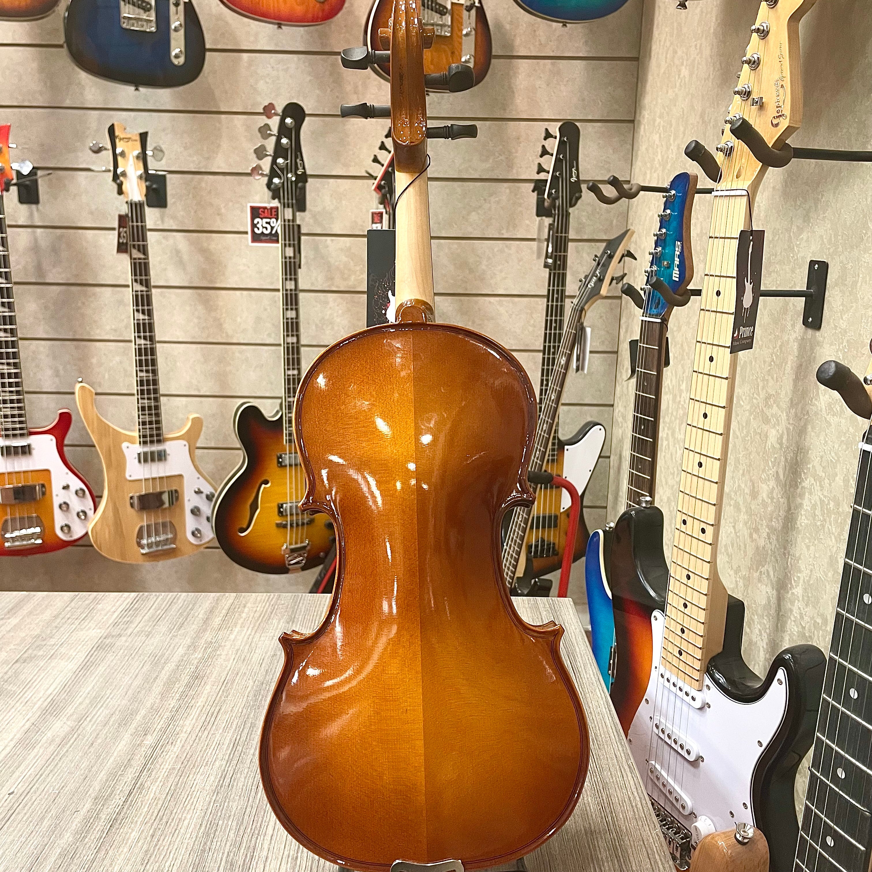 Strumenti a corde: 2100 - Student Violin, Hand Carved, Glossy