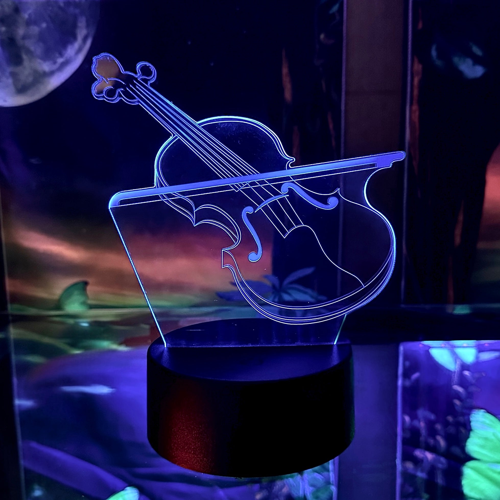 3D Music Lights: Violin 1