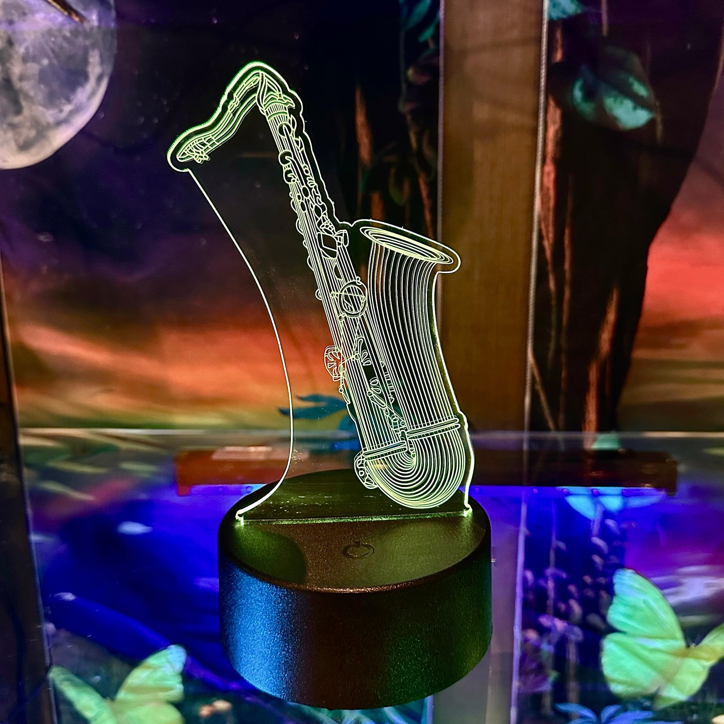3D Music Lights: Tenor Saxophone