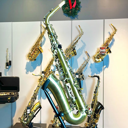 Opal OAS-400: Intermediate Alto Saxophone, Classic Antique Finish