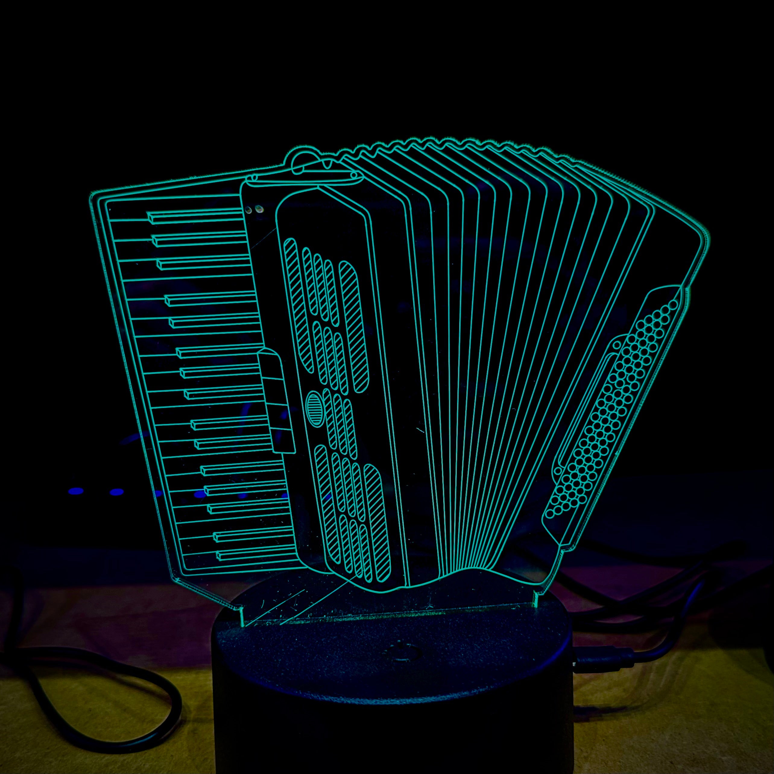 3D Music Lights: Accordian