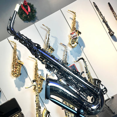 Opal OAS-500: Professional Alto Saxophone, Black Nickel Finish