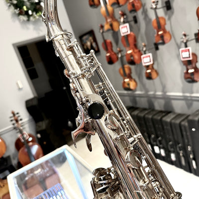 Opal OAS-300: Intermediate Alto Saxophone, Nickel Plated