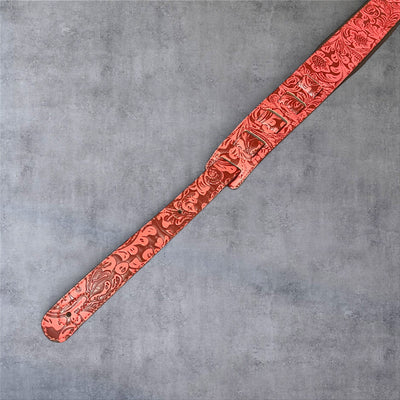 Gephardt PU Leather Guitar/Bass Strap - Red